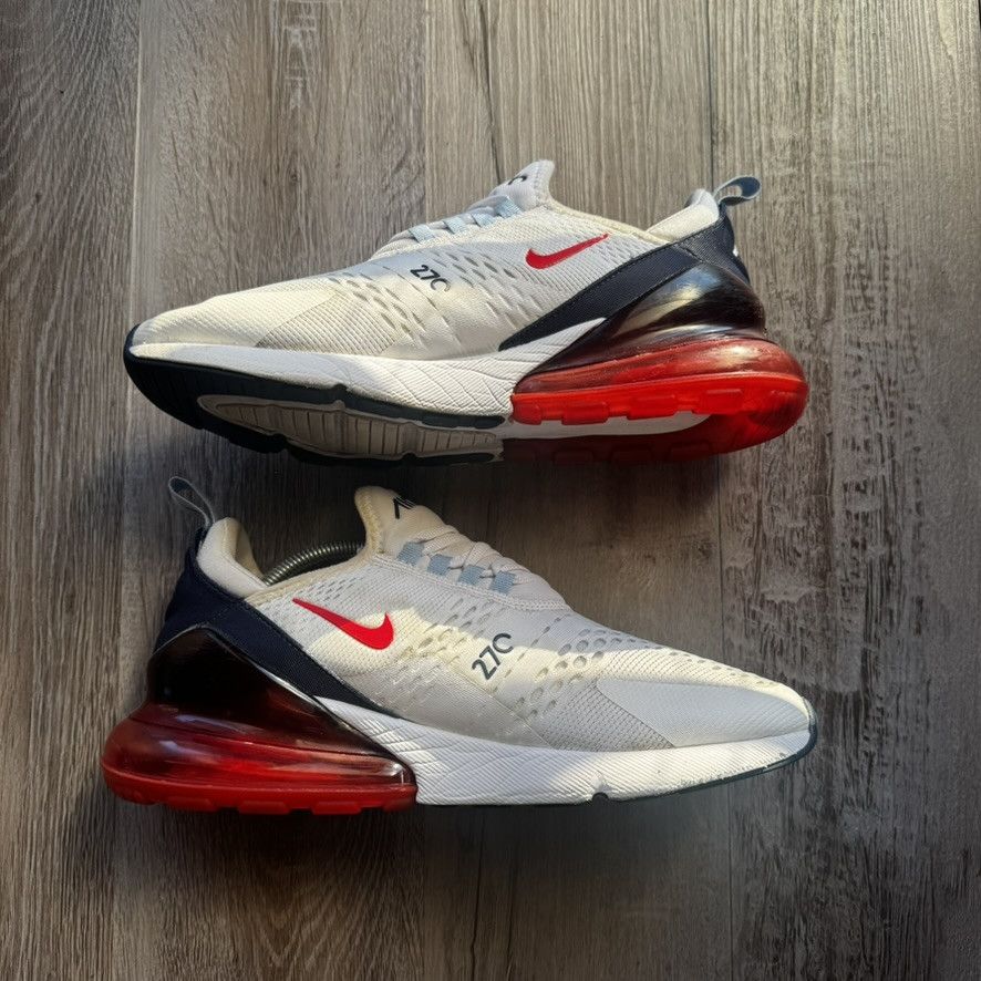 Nike NIKE • Air Max 270 "USA Red Air Bubble" (11M) Size US 11 / EU 44 - 3 Thumbnail