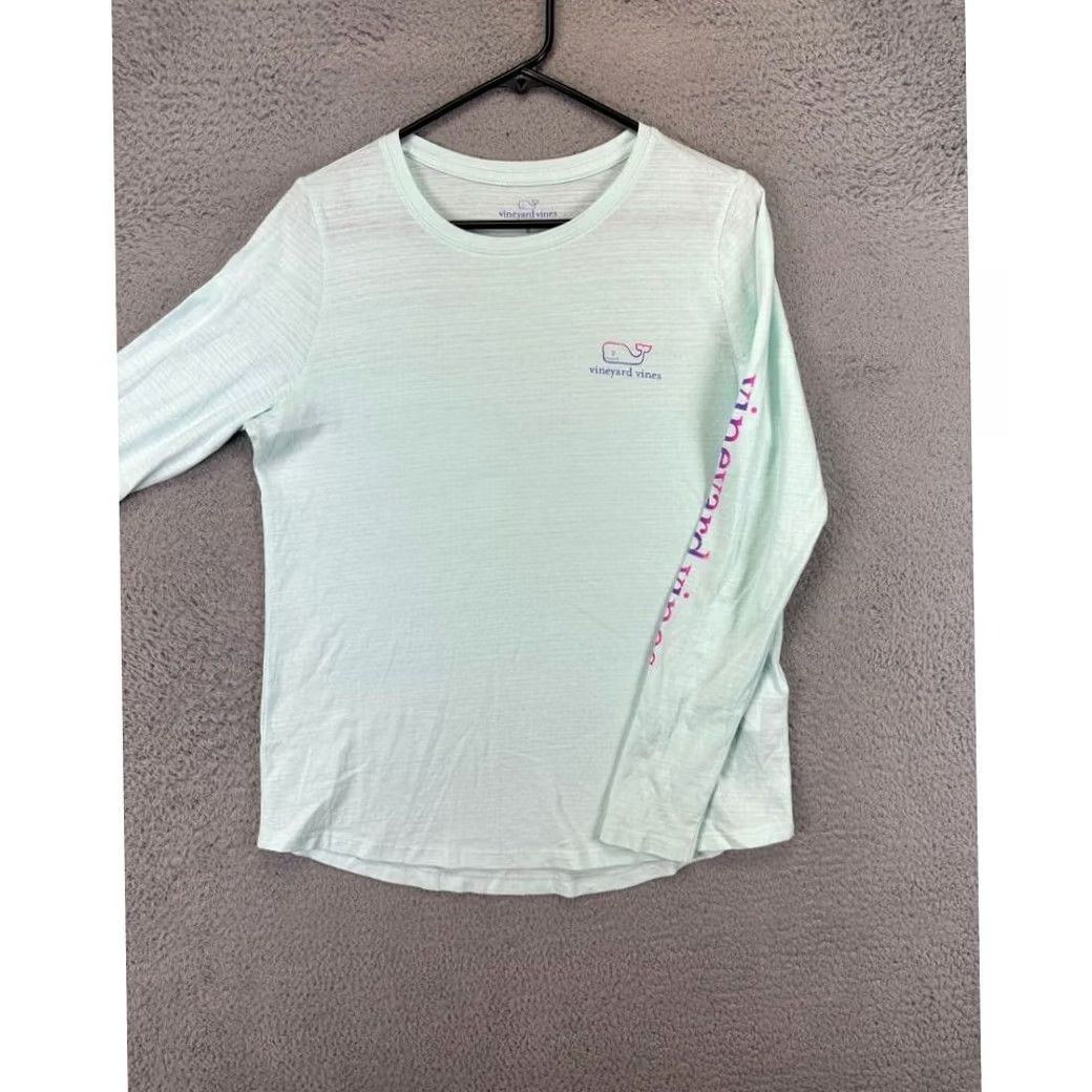 Vineyard Vines Vineyard Vines Shirt Womens Small Green Long Sleeve Whale Tee Crew Neck Graphic Whale Vintage: No Size S / US 4 / IT 40 - 3 Thumbnail