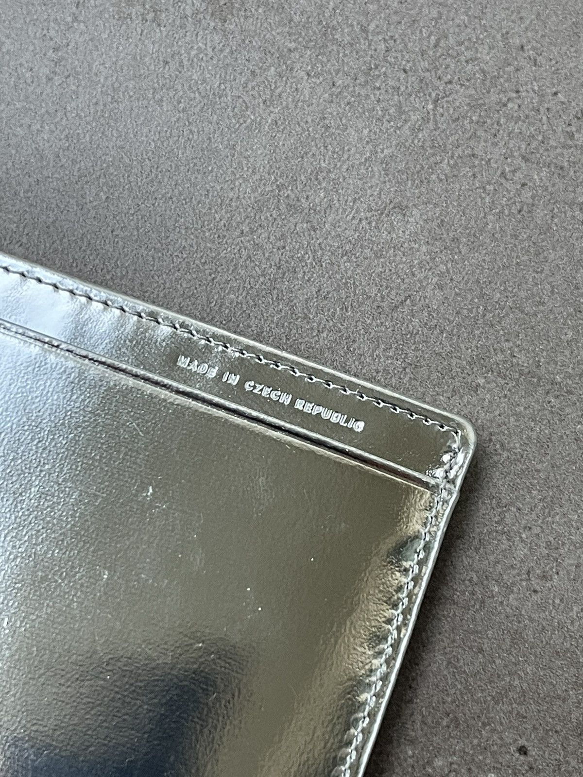 Other !DS! SS23 PB 0110 Silver Patent Leather Cardholder Size ONE SIZE - 6 Thumbnail