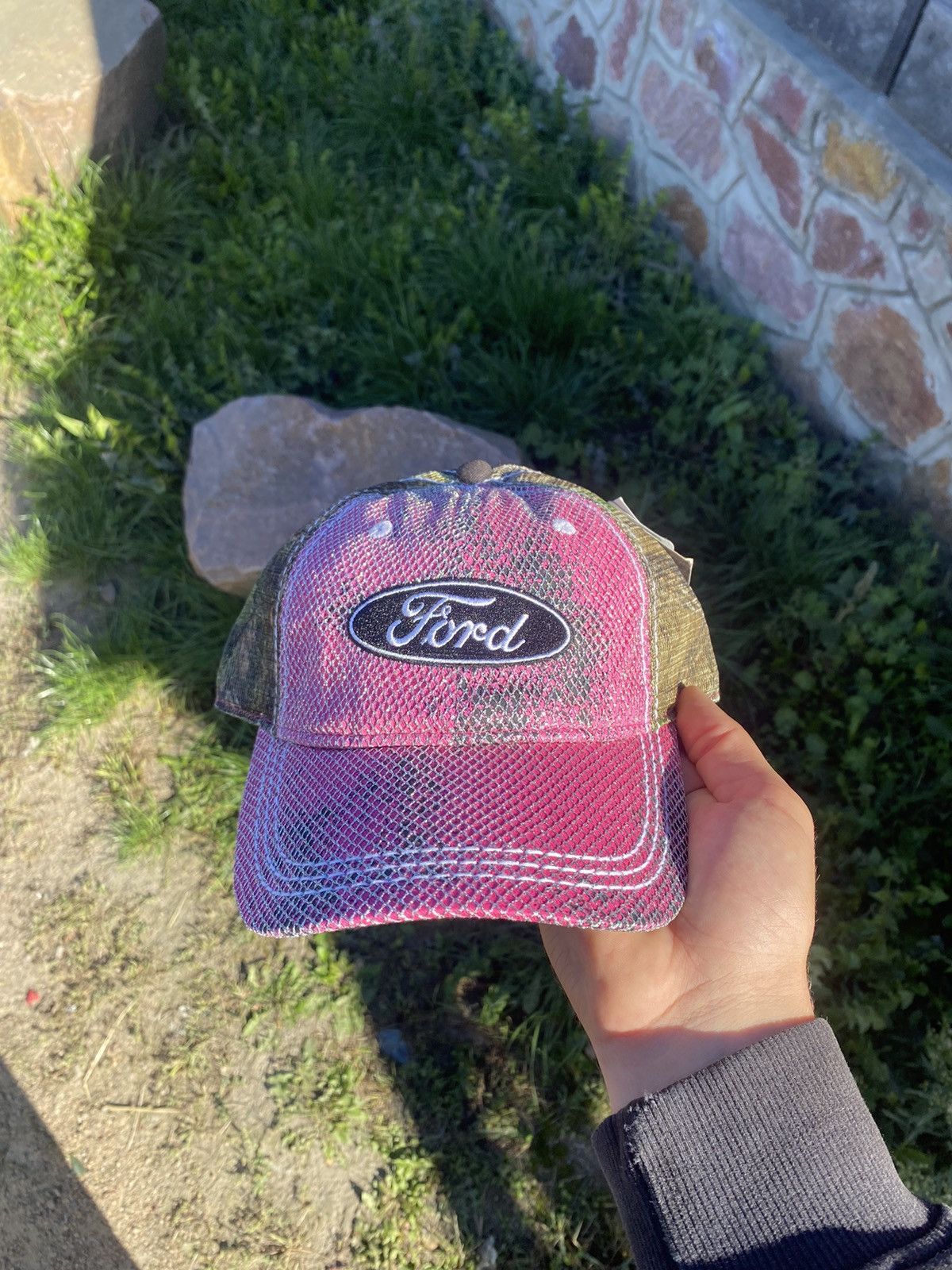 NASCAR NASCAR Realtree FORD Racing Hat Cap PINK STUSSY Size ONE SIZE - 2 Thumbnail