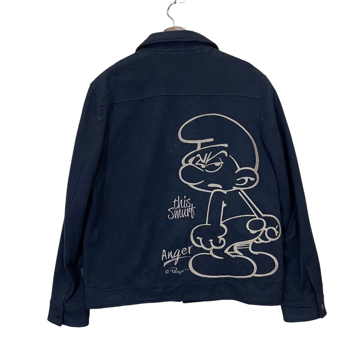Other Vintage The Smurf By Cabbeen Button Jacket Size US M / EU 48-50 / 2 - 1 Thumbnail