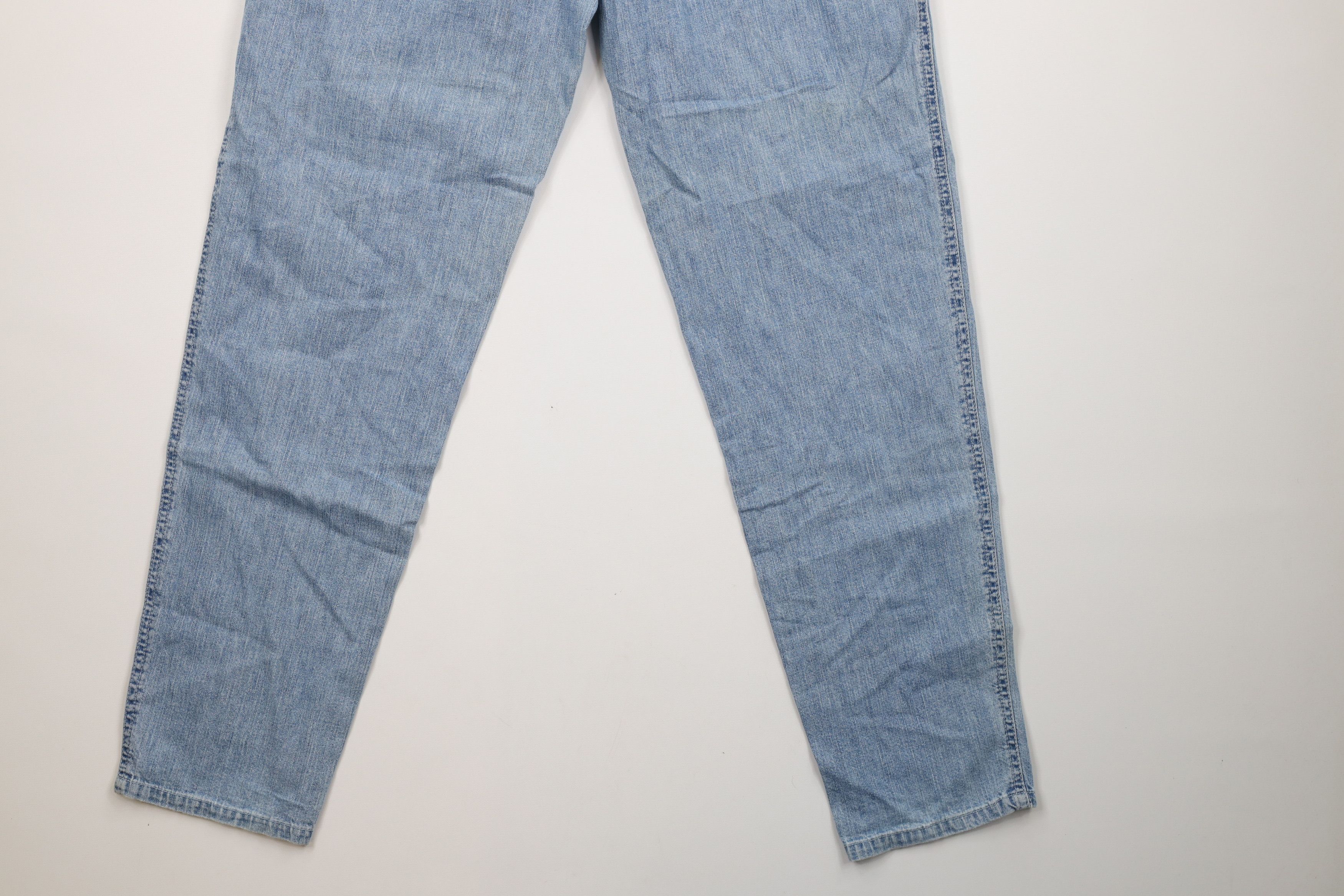 Vintage Vintage 90s Streetwear Tapered Leg Denim Jeans Pants Blue Size 30" / US 8 / IT 44 - 12 Thumbnail