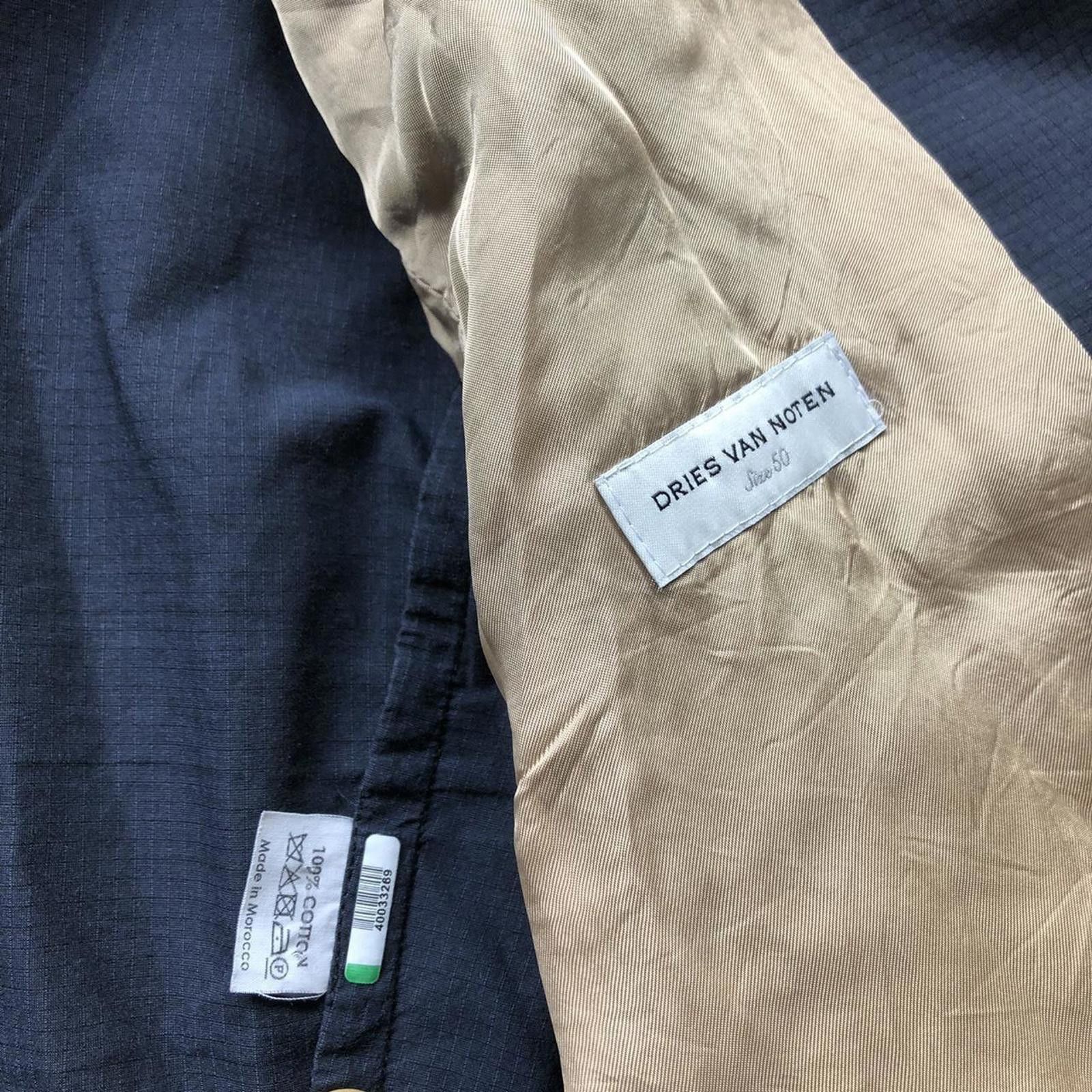 Dries Van Noten Dries Van Noten Navy Blazer Size US M / EU 48-50 / 2 - 4 Thumbnail
