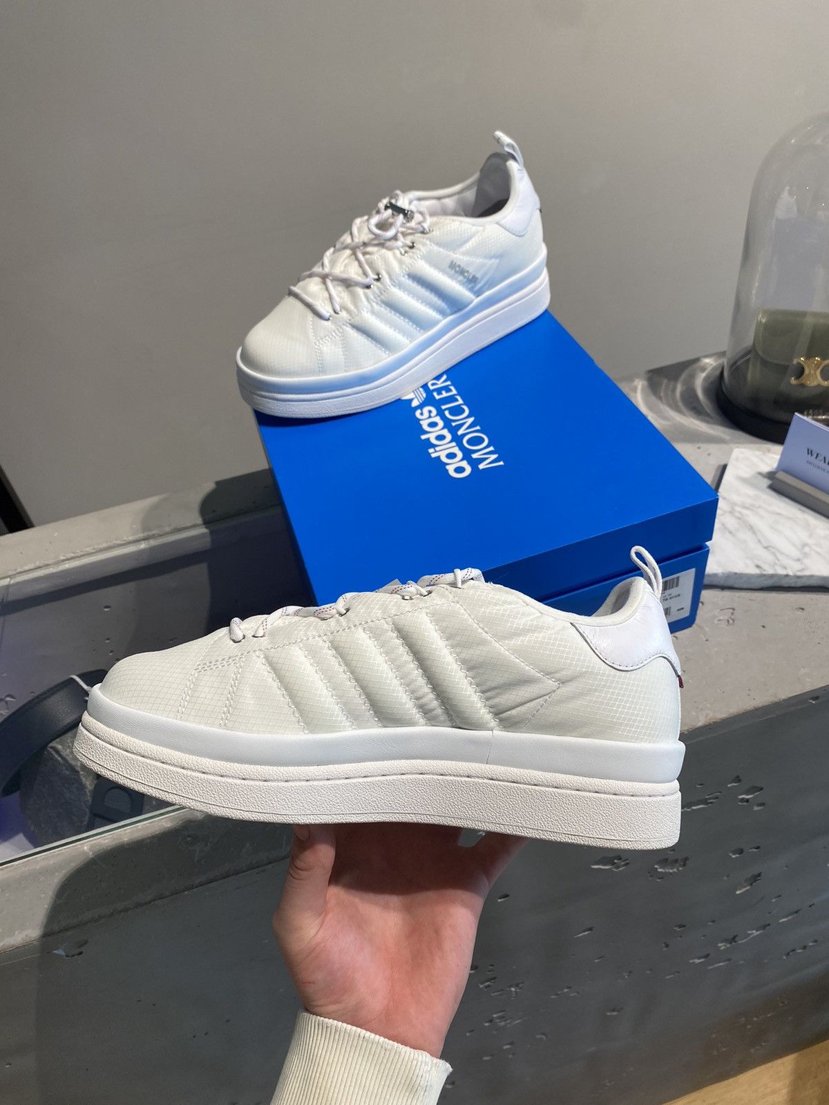 Adidas × Goretex × Moncler BNWT Moncler x Adidas Campus Sneaker Size US 8 / EU 41 - 4 Thumbnail