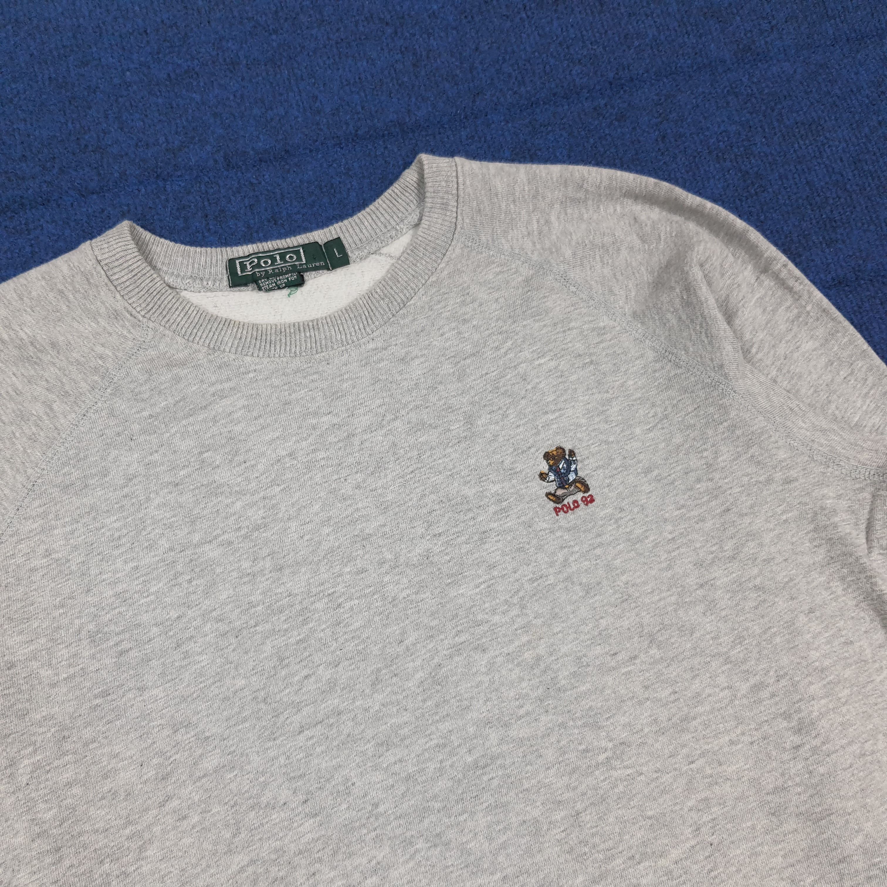 Polo Ralph Lauren Vintage Polo by Ralph Lauren Polo Bear Sweatshirt C295N14 Size US S / EU 44-46 / 1 - 2 Thumbnail