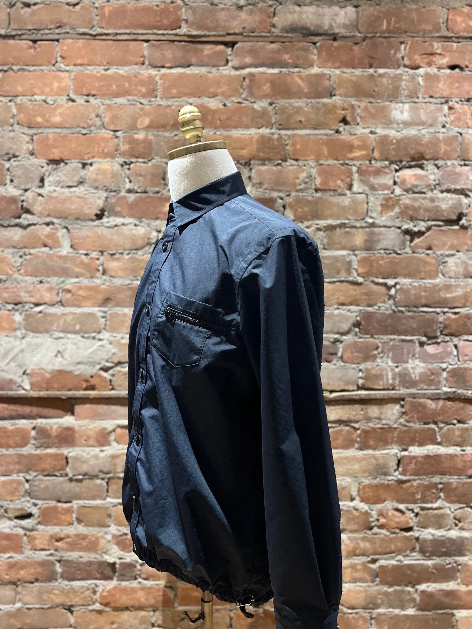 Sacai Sacai Lightweight Shirt Jacket – Navy Ripstop Size US L / EU 52-54 / 3 - 4 Thumbnail
