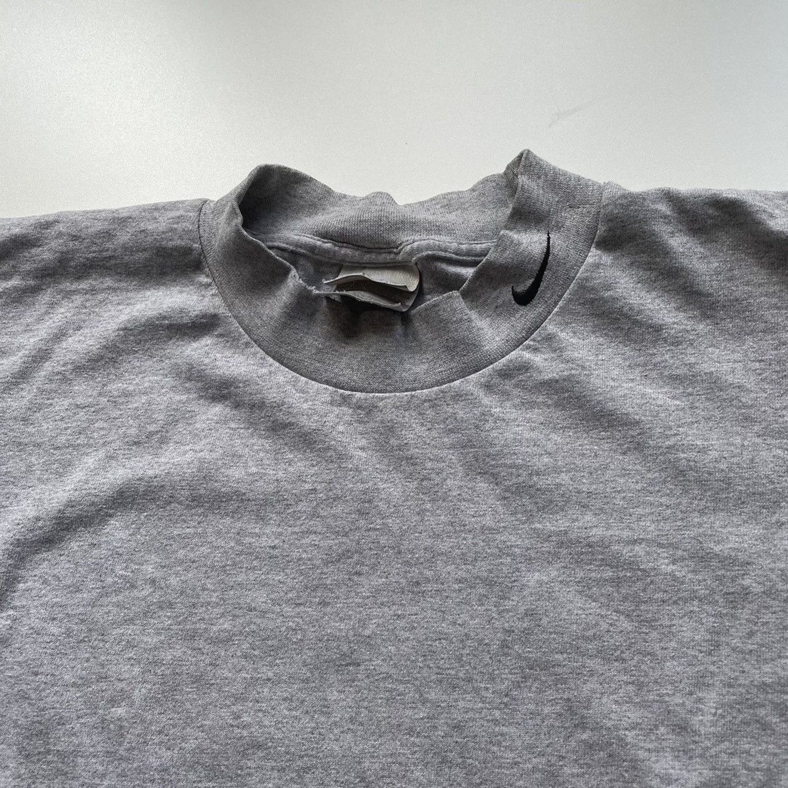 Nike Vintage Y2K Nike Swoosh Mockneck Long Sleeve Shirt XL Rare Size US XL / EU 56 / 4 - 3 Thumbnail