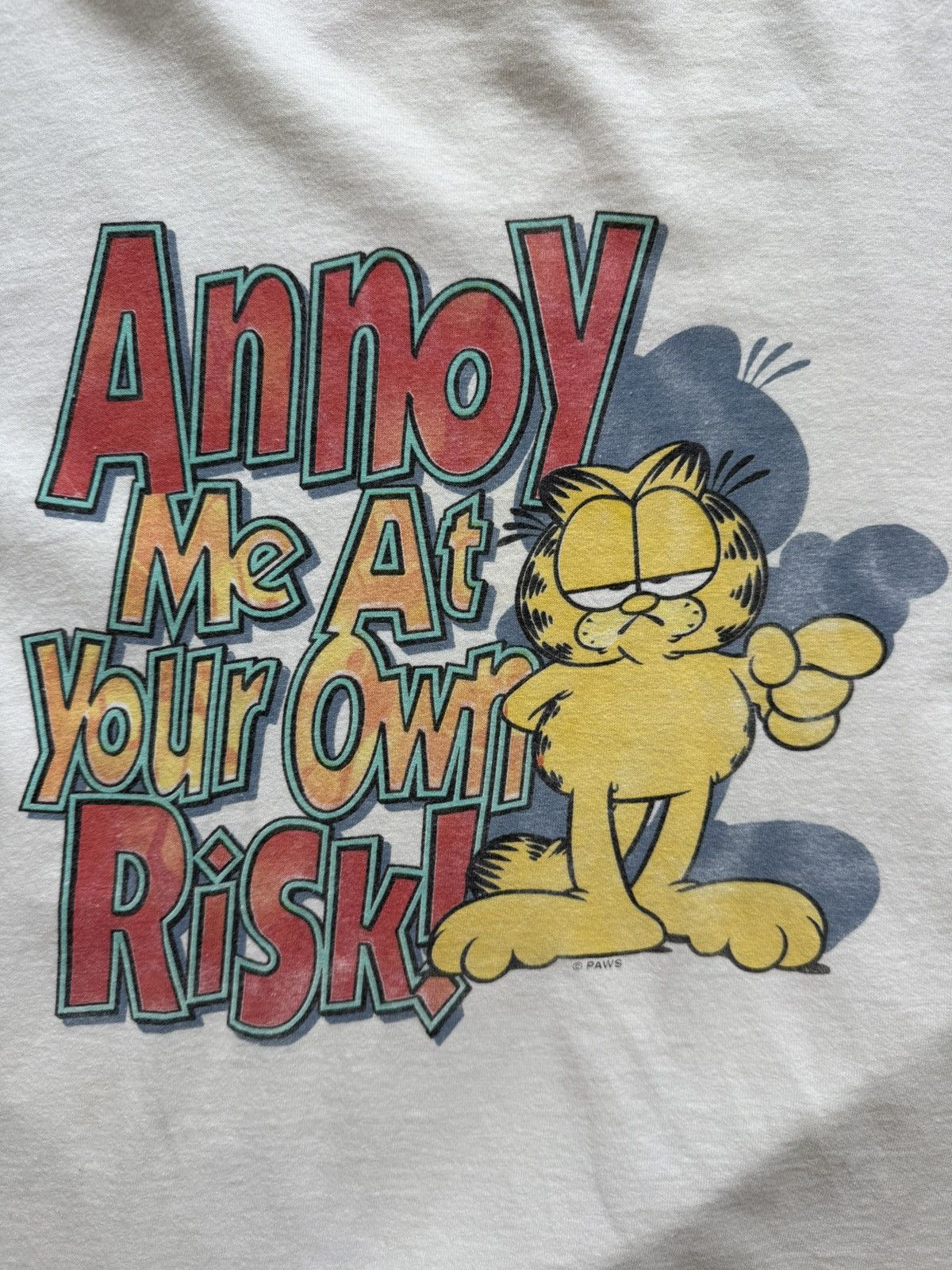 Other Vintage Y2K Garfield Annoy Me Comic cat Size US XL / EU 56 / 4 - 2 Thumbnail