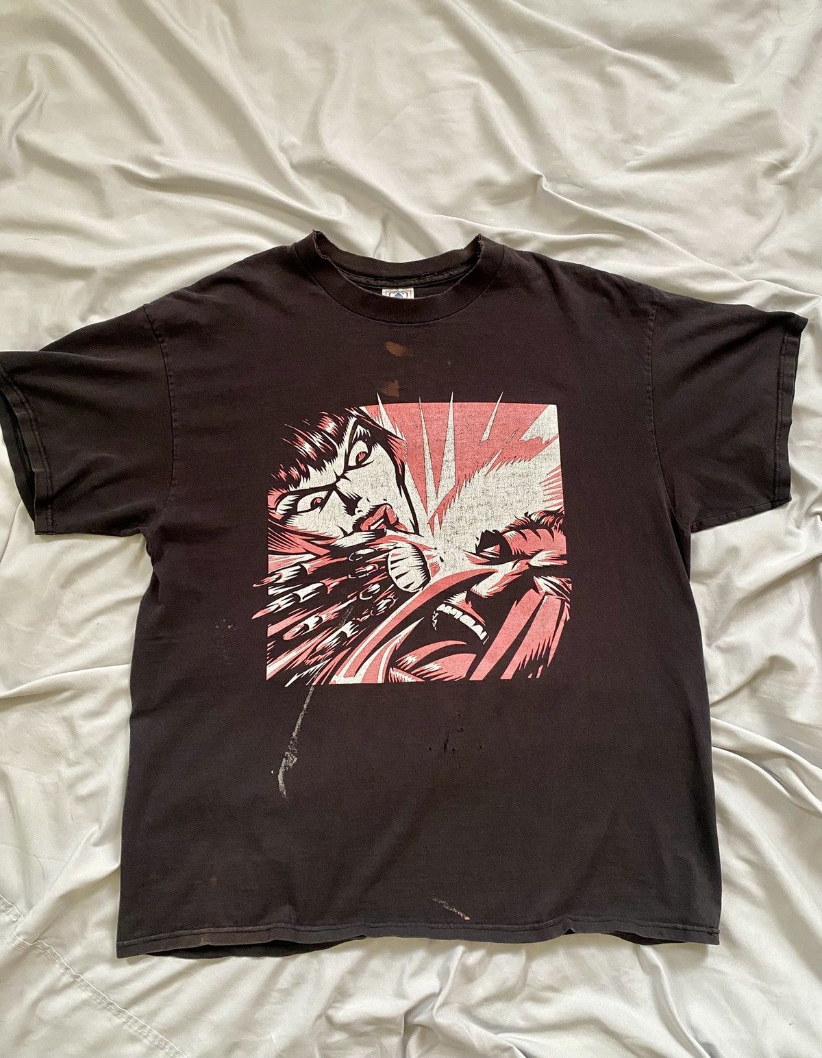 Delta Vintage KMFDM Symbols Album Pink Band Tee XL Size US XL / EU 56 / 4 - 1 Thumbnail