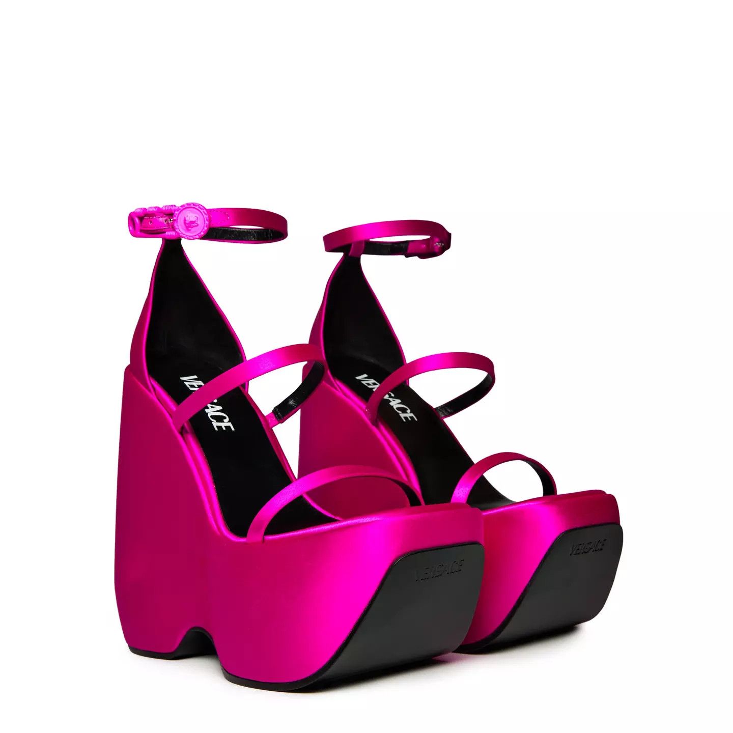 Versace o1y0226 Sandals in Fuchsia Size US 6.5 / IT 36.5 - 3 Thumbnail