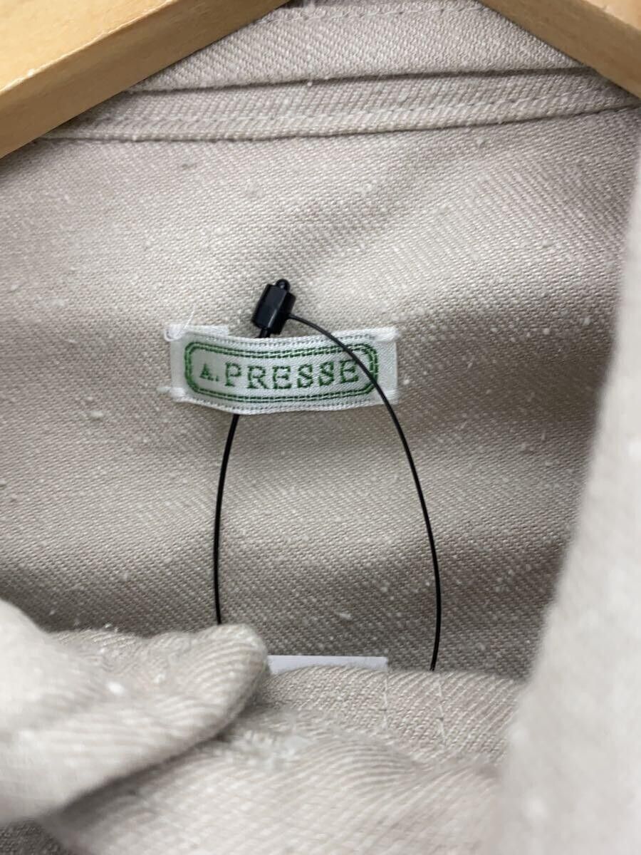 A.PRESSE White Cotton Military Jacket Size US XS / EU 42 / 0 - 3 Thumbnail