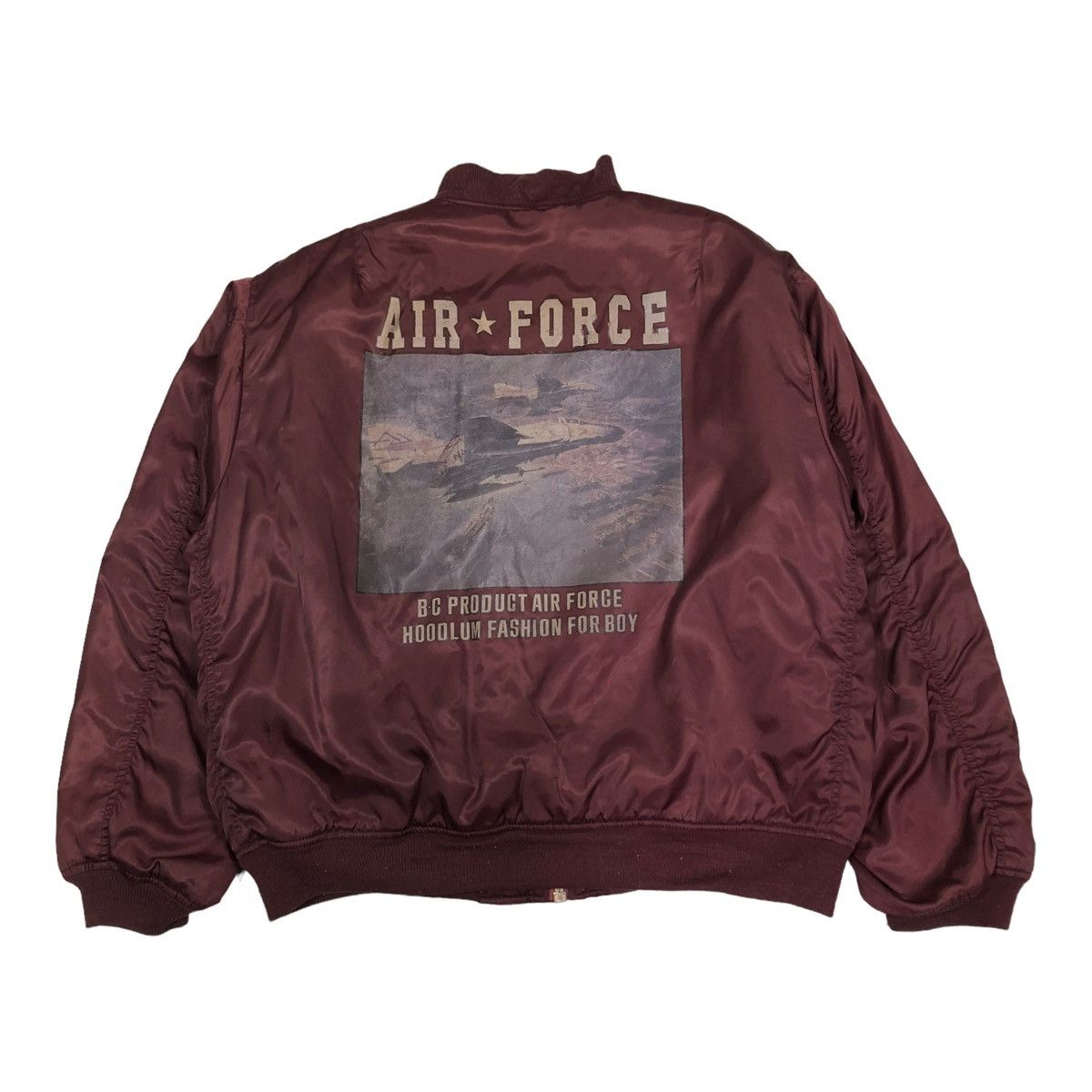 Vintage 🔥VINTAGE BOMBER JACKET MA-1 DESIGN BACK FIRE USA BIG LOGO Size US L / EU 52-54 / 3 - 4 Thumbnail