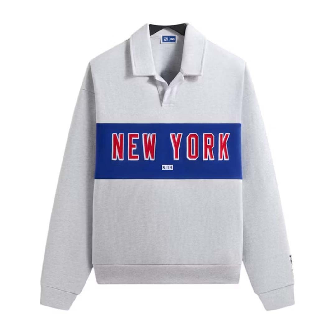 Kith x New York Rangers Nelson Rugby Light Heather Grey Clothing Size US XL / EU 56 / 4 - 1 Preview