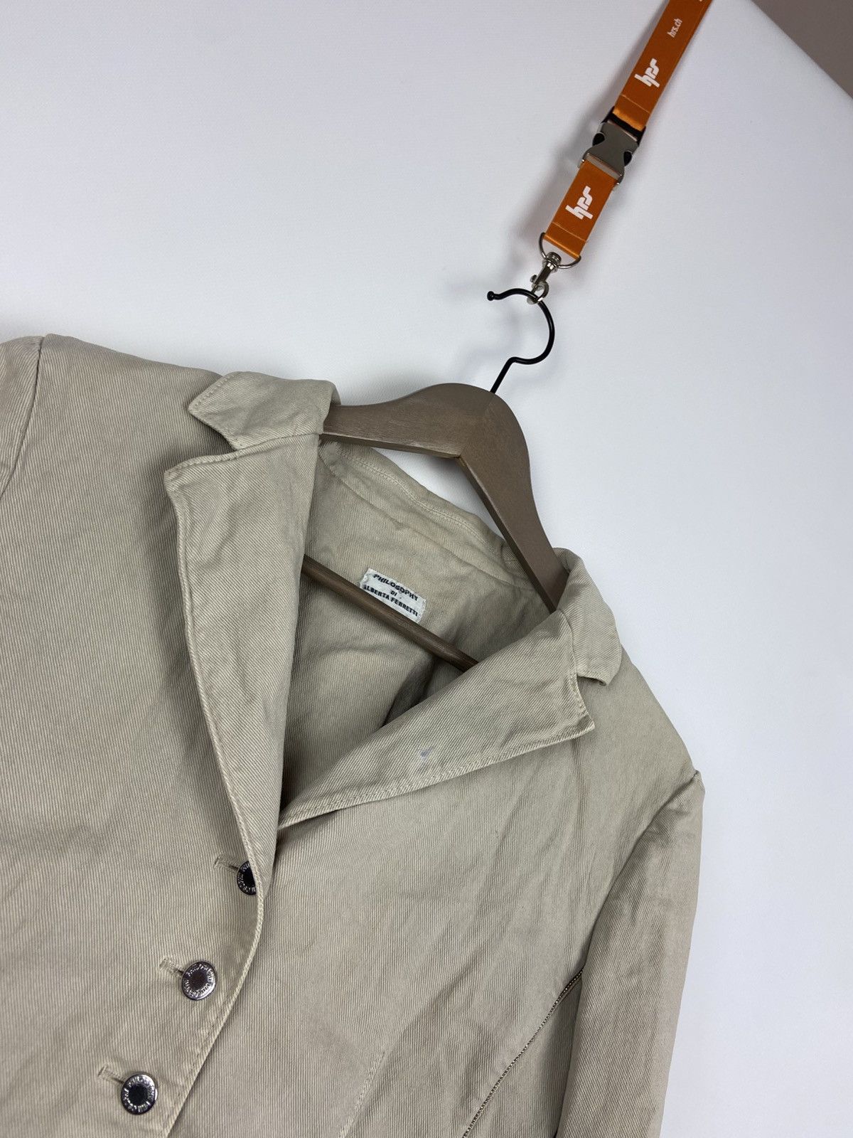 Alberta Ferretti × Designer Vintage Philosophy di Alberta Ferretti Womens Button Blazer Size M / US 6-8 / IT 42-44 - 9 Thumbnail