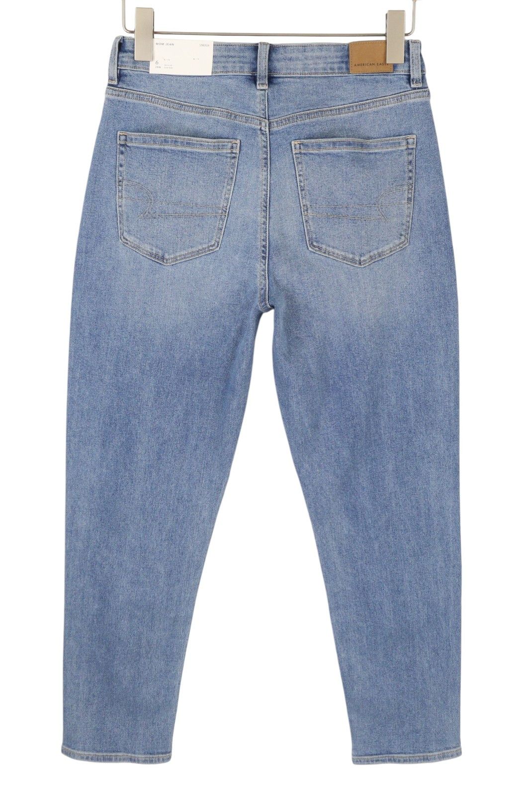 American Eagle Outfitters MOM W28 Cropped Blue Jeans 88989 Size 28" / US 6 / IT 42 - 4 Thumbnail