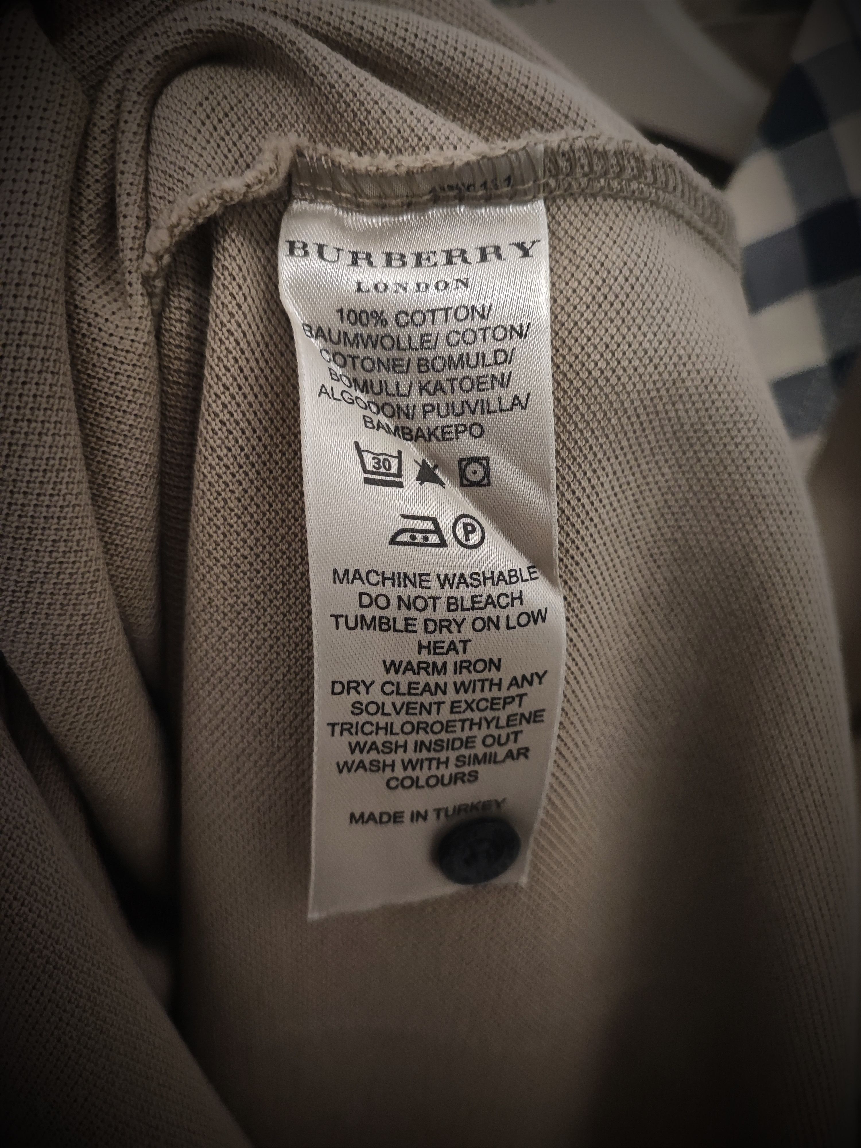 Burberry 🔥 Burberry Polo size M tan 🔥 Size US M / EU 48-50 / 2 - 6 Thumbnail