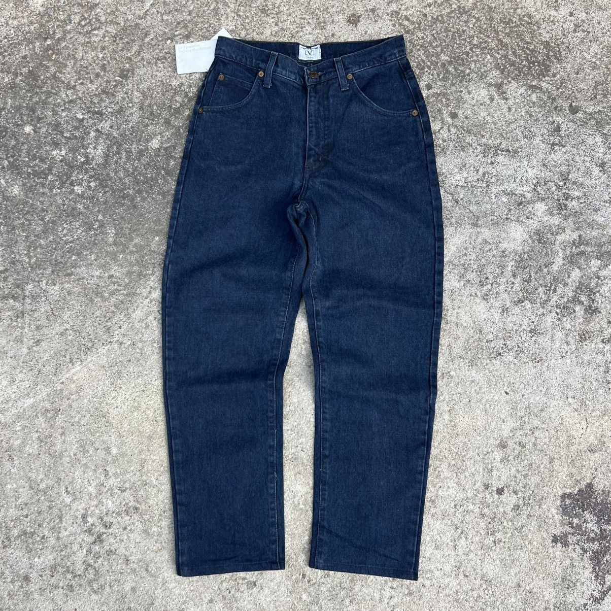 Valentino × Vintage 90s Valentino Jeans Denim Pants Blue Size US 27 - 2 Thumbnail