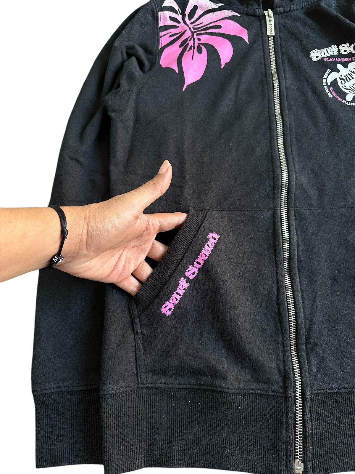 Angel Blue 2000s SURF SOUND TURTLE ZIP HOODIE ANGEL BLUE LGB STYLE Size US S / EU 44-46 / 1 - 3 Thumbnail