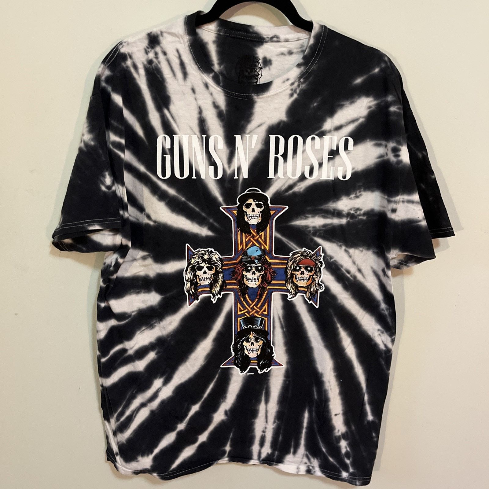 Guns N' Roses Guns N' Roses Appetite for Destruction Rock Band Tie Dye Lg Size US L / EU 52-54 / 3 - 1 Thumbnail
