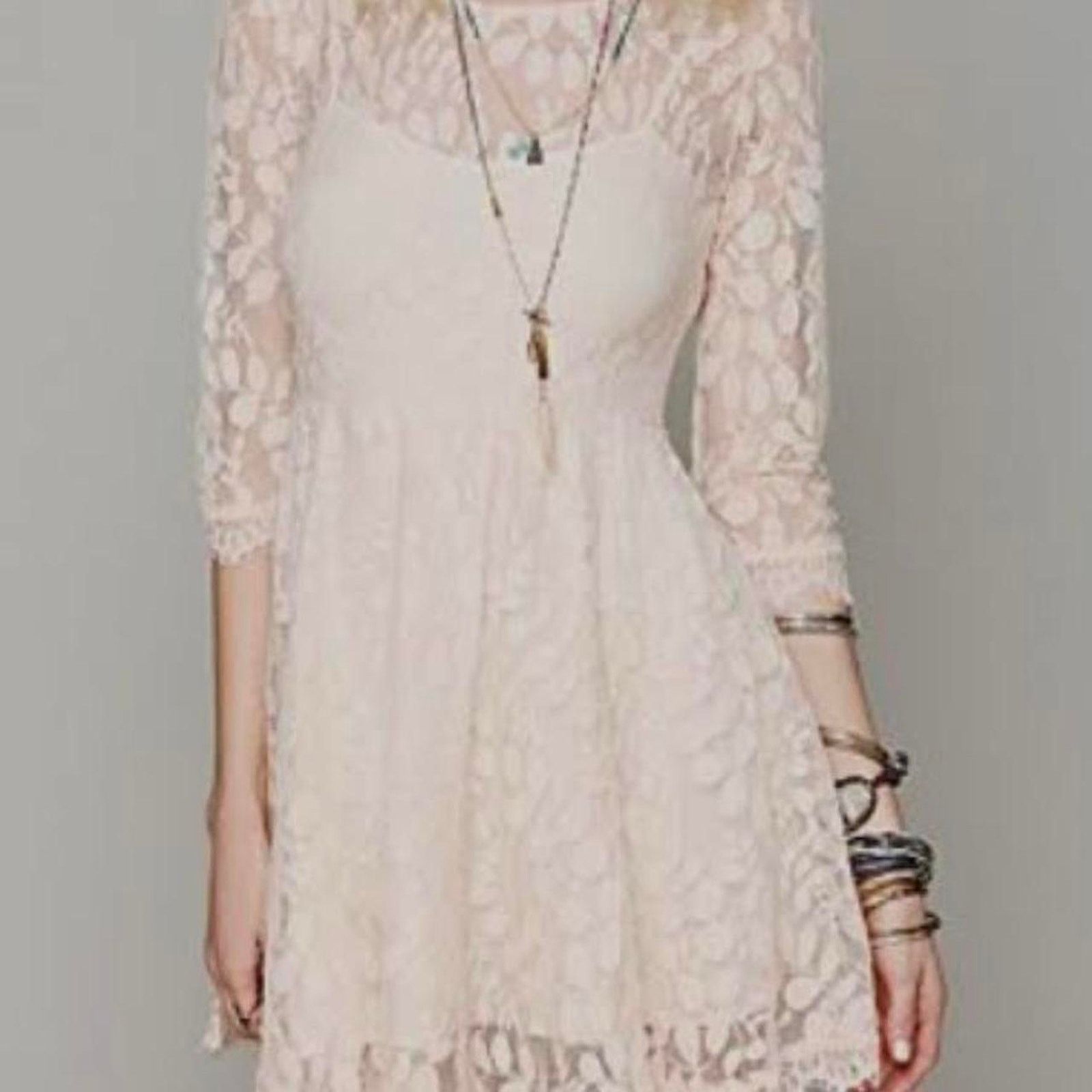 Free People Free people dress lace Size XS / US 0-2 / IT 36-38 - 2 Thumbnail