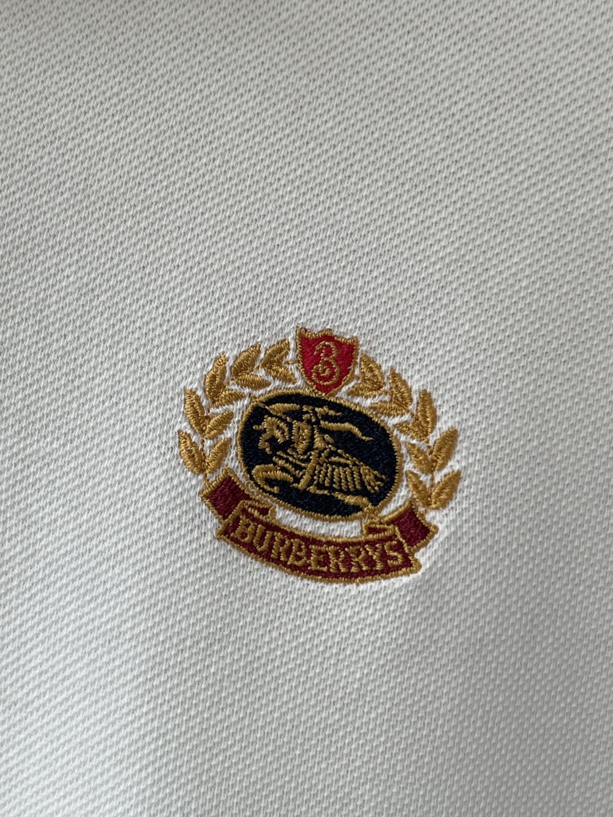 Burberry Vintage burberrys White Polo Shirt Size US XL / EU 56 / 4 - 3 Thumbnail