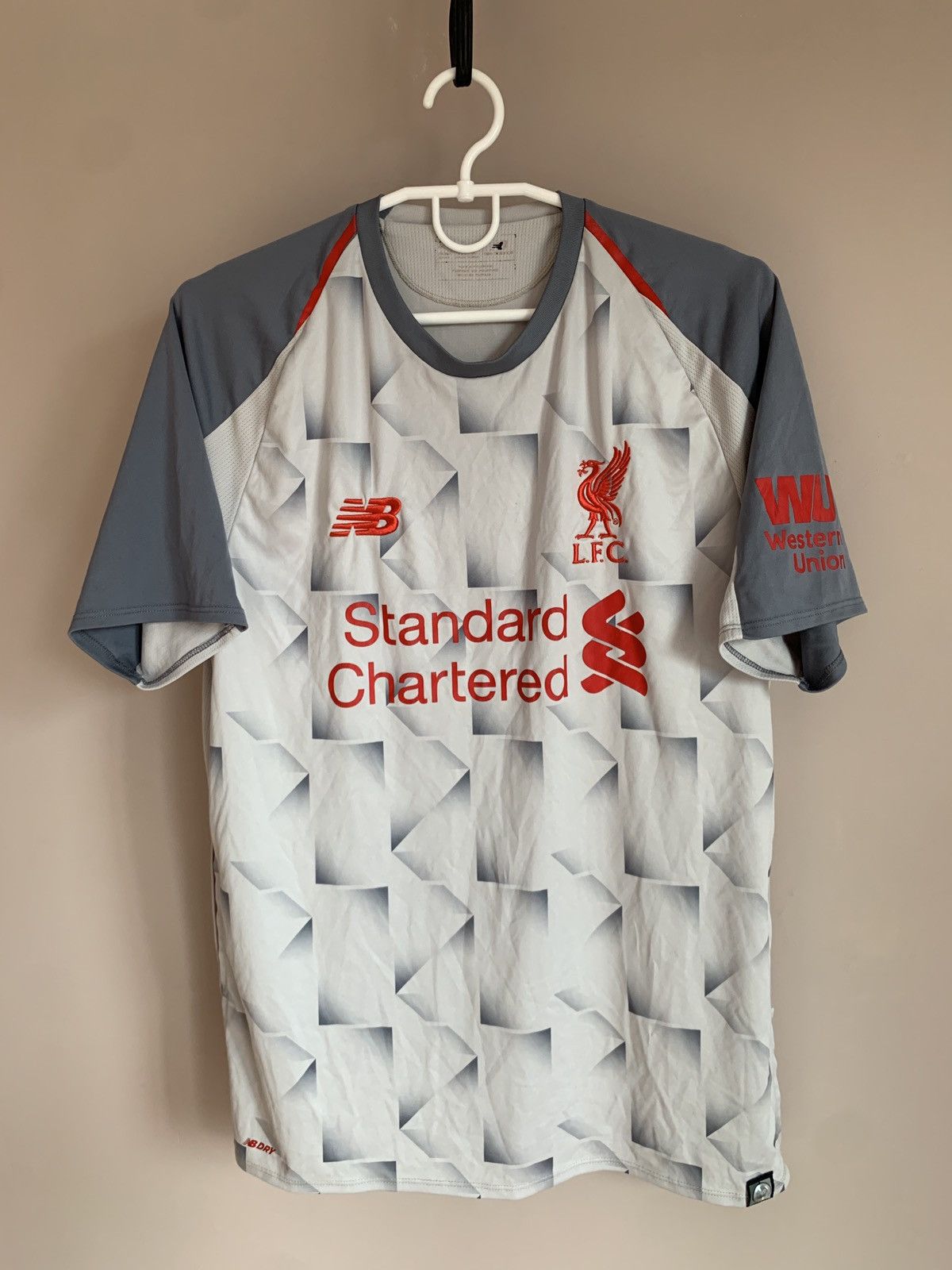 New Balance Liverpool 2017 Away Football Shirt New Balance Soccer Jersey Size US S / EU 44-46 / 1 - 1 Thumbnail