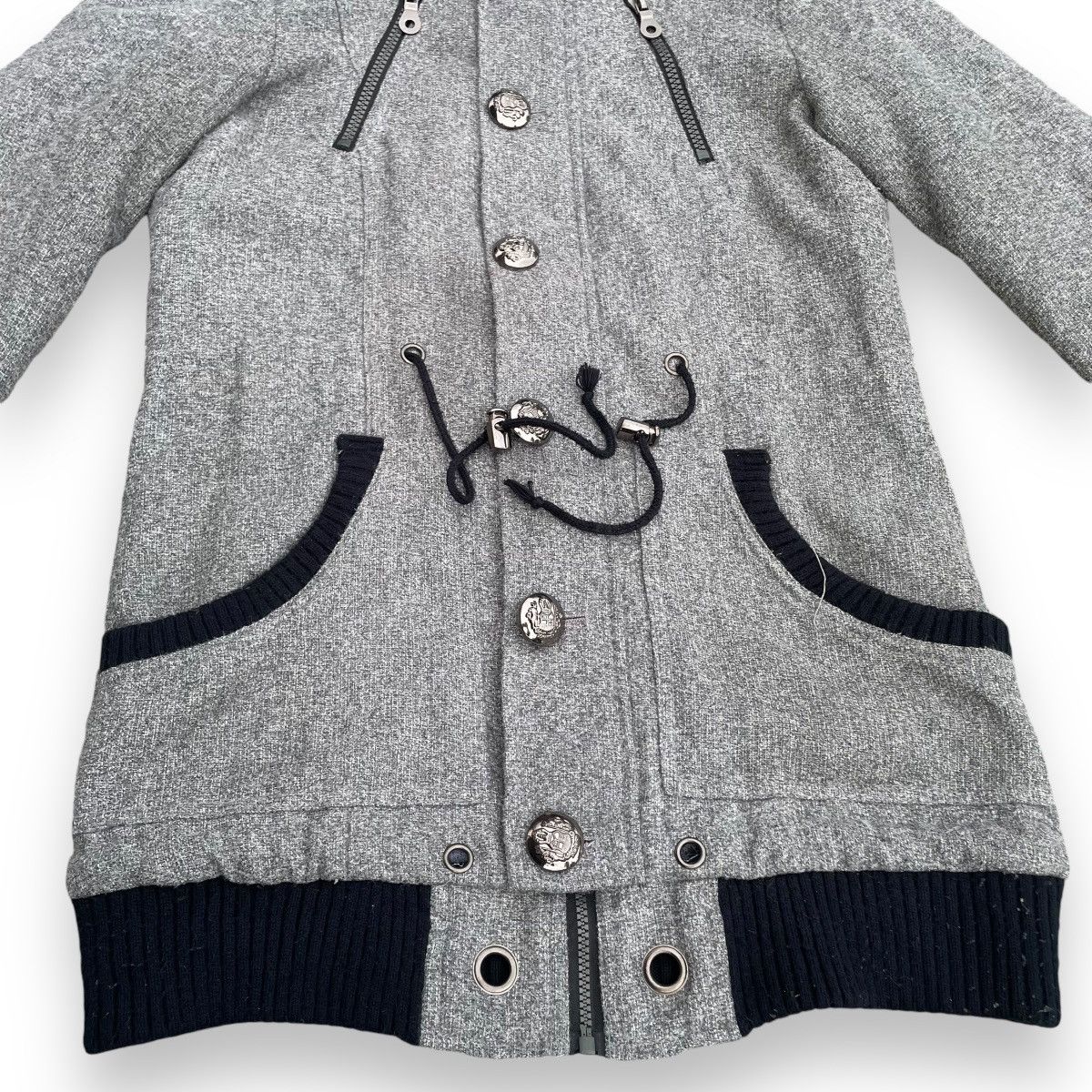 If Six Was Nine 🇯🇵 DIAMOND JULIA MULTIPOCKET PUNK HOODIE PARKA JACKET Size US M / EU 48-50 / 2 - 6 Thumbnail