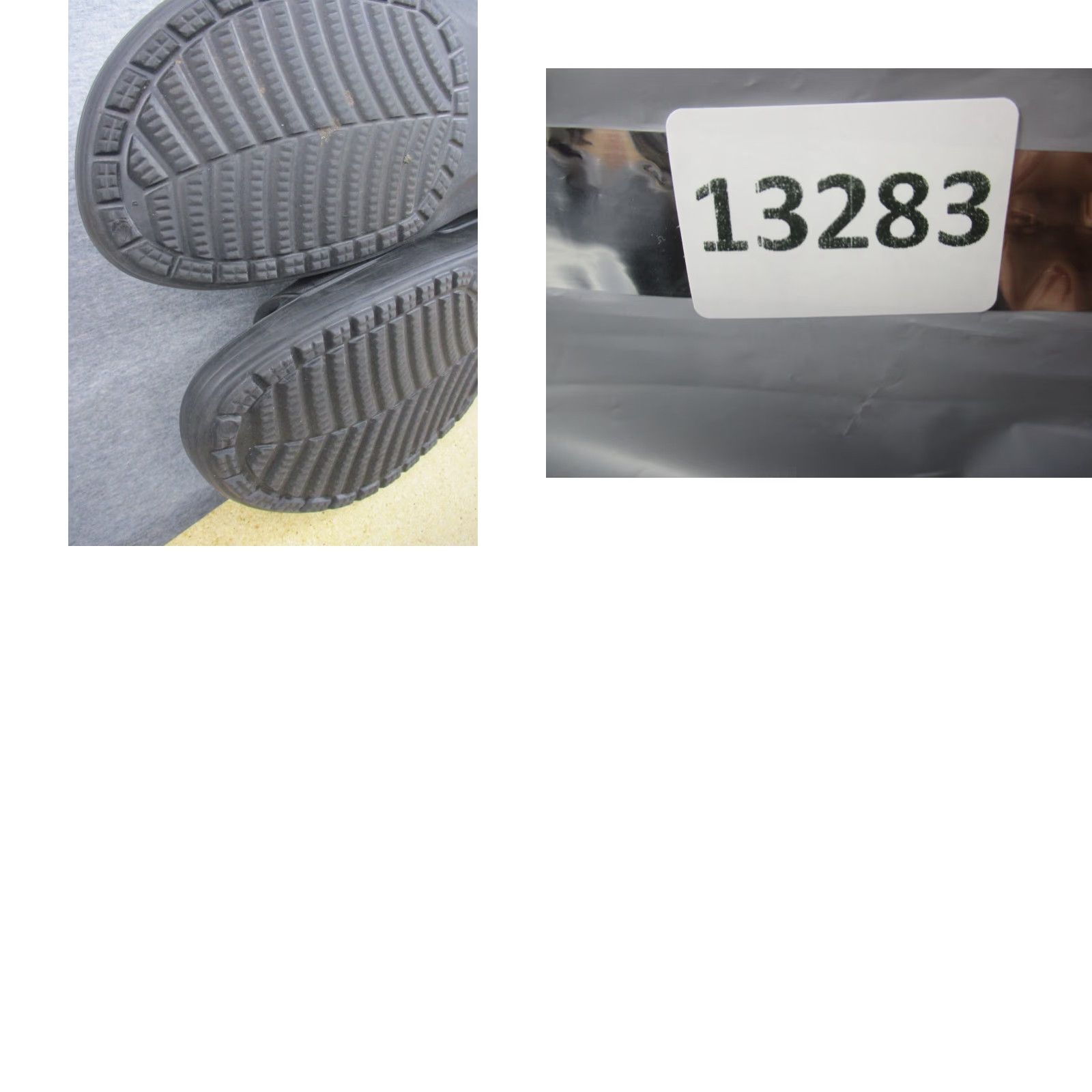Crocs Crocs Mens Size 11 Clogs Straps Black Slip On Beach Outdooor Rubber - Mens, Shoes, Crocs, Clog, Casual, Rubber, Black, Size 11 Size US 11 / EU 44 - 9 Thumbnail