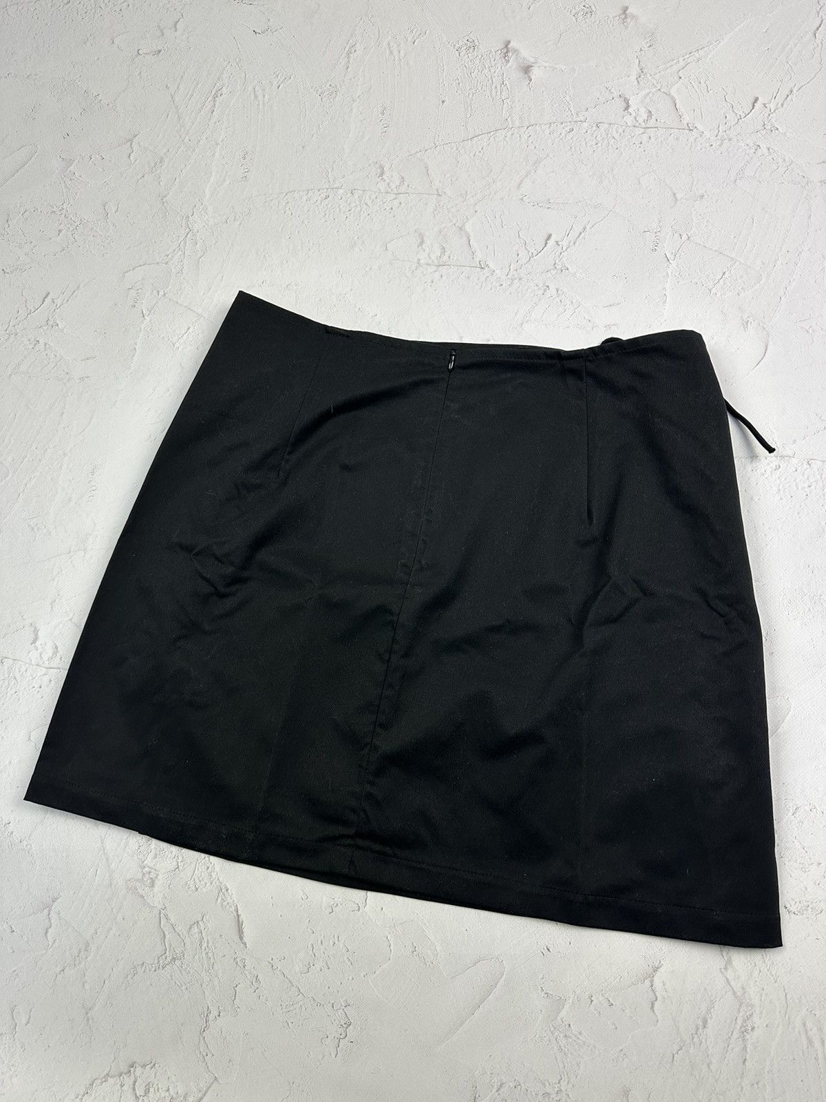 Japanese Brand × Vintage Vintage Black Mini Skirt Size 29" - 6 Thumbnail