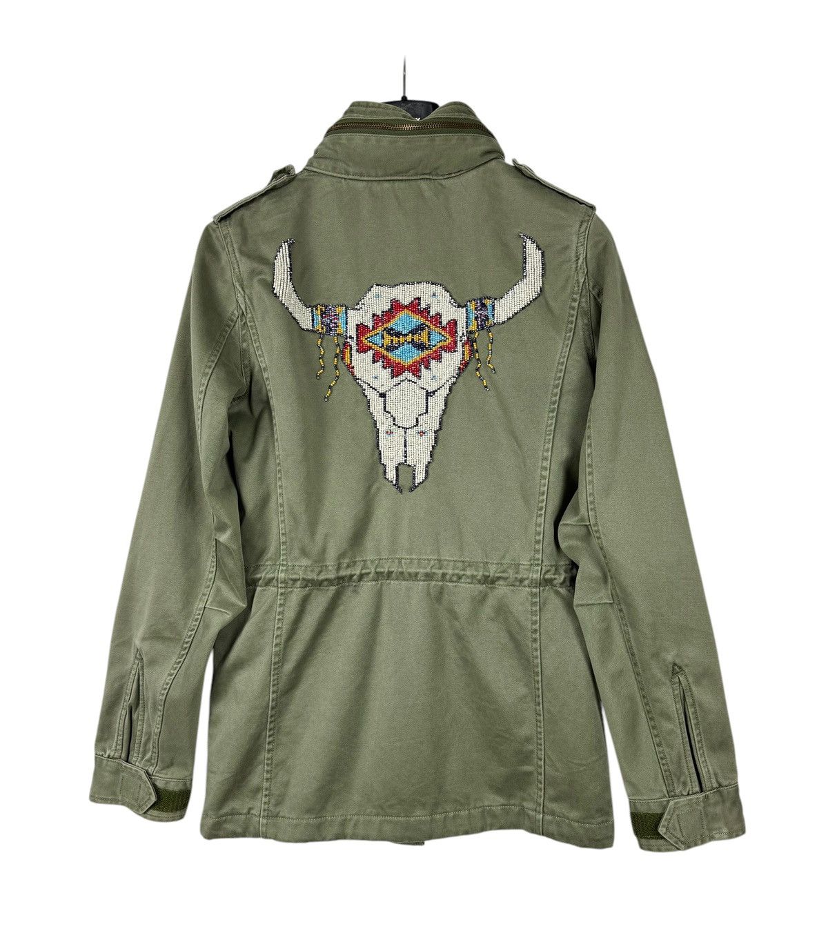 Denim & Supply Ralph Lauren Denim&Supply Ralph Lauren Beaded Steer Head Field Army Jacke Size S / US 4 / IT 40 - 15 Thumbnail