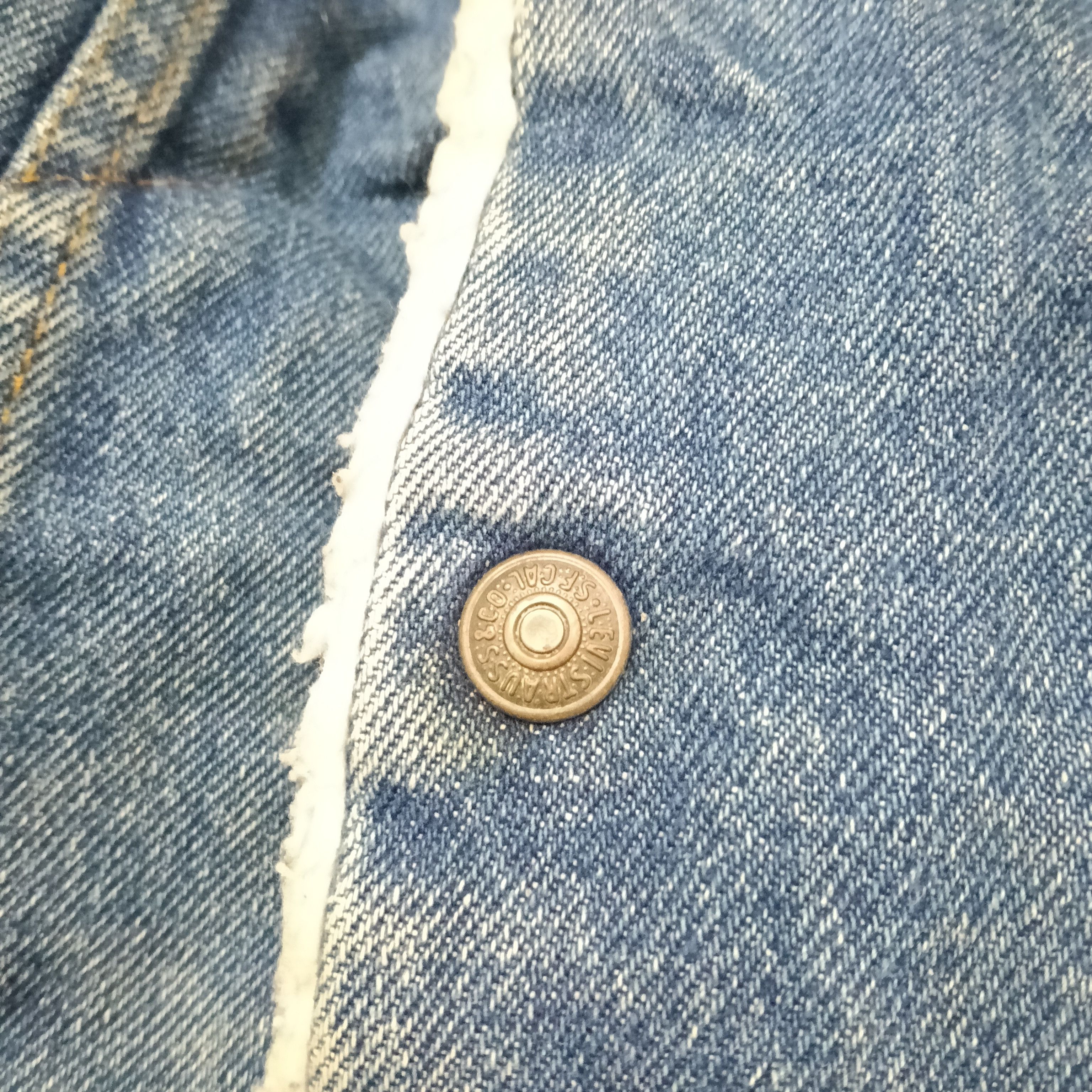 Levi's Vintage 70s Levis Trucker Sherpa Jacket Size US M / EU 48-50 / 2 - 10 Thumbnail