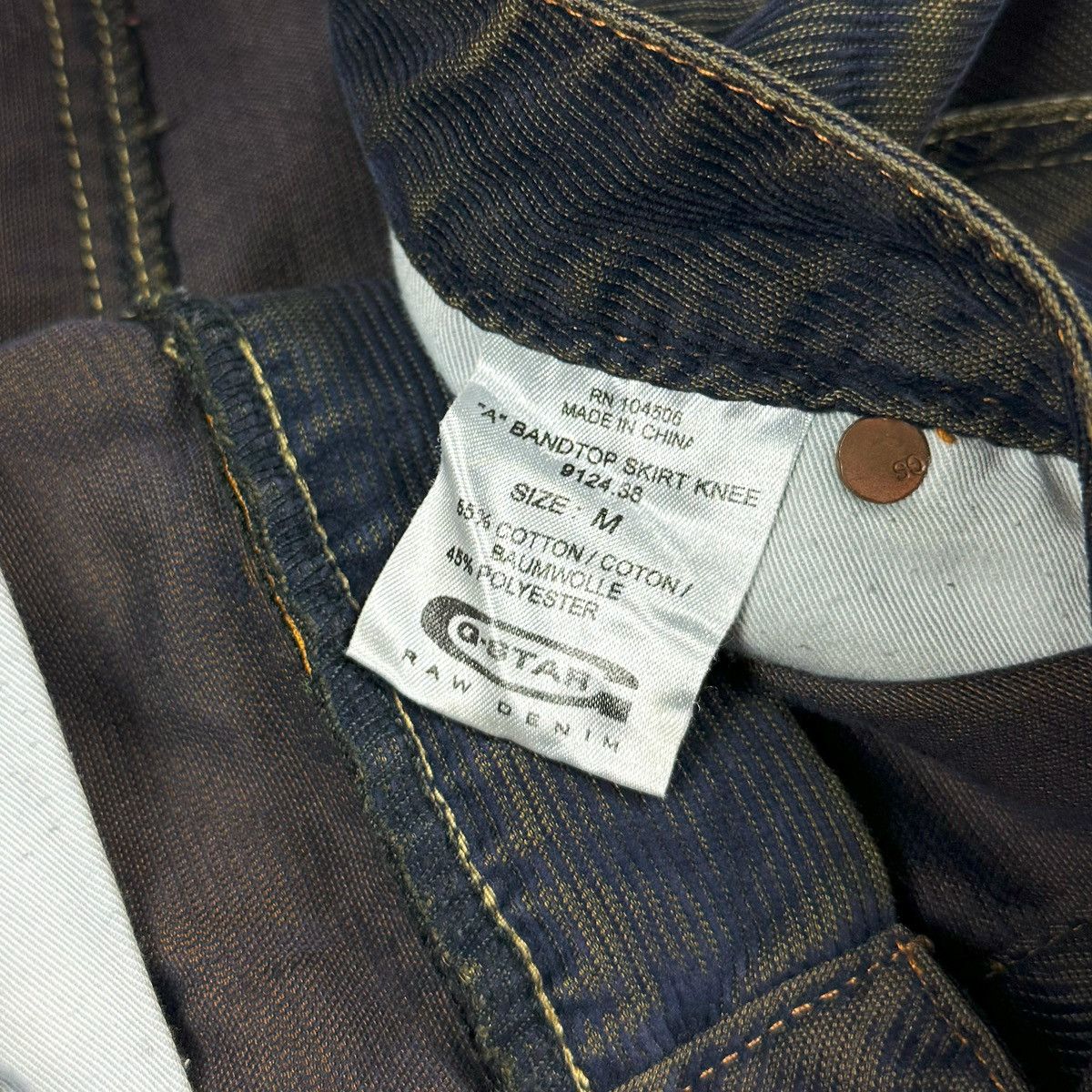 G-Star G-Star Raw Dirty Denim Skirt Size 32" / US 10 / IT 46 - 6 Thumbnail