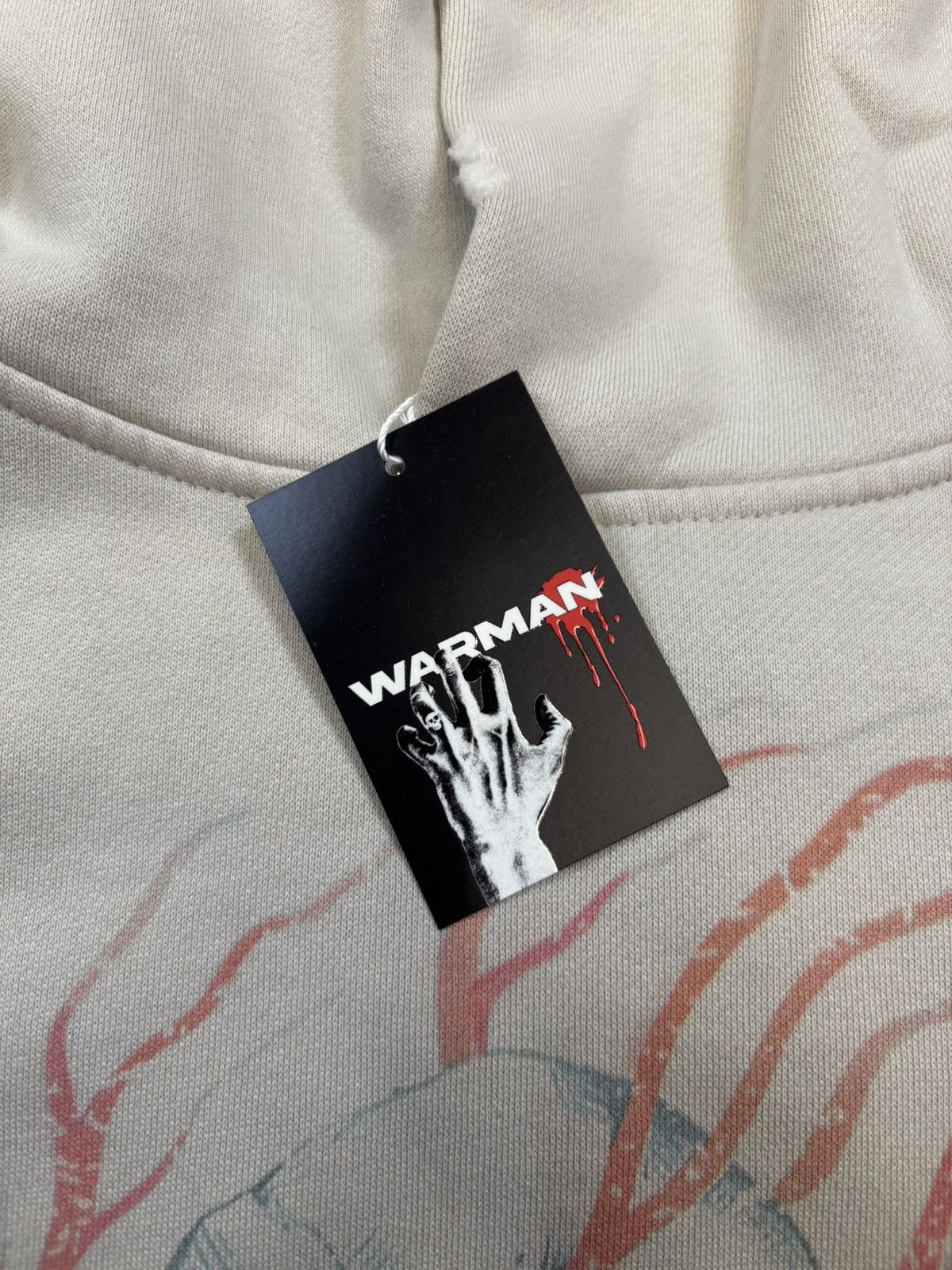 Other Warman Skeleton in Pain Graphic Hoodie, White Size US M / EU 48-50 / 2 - 10 Thumbnail