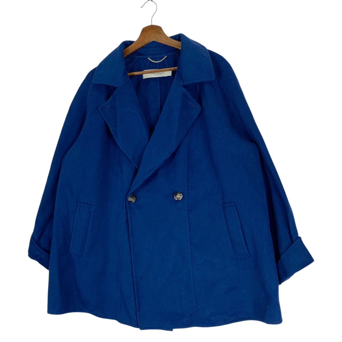 Marina Rinaldi Vintage Marina Rinaldi Wool Heavy Coat Size US L / EU 52-54 / 3 - 3 Thumbnail