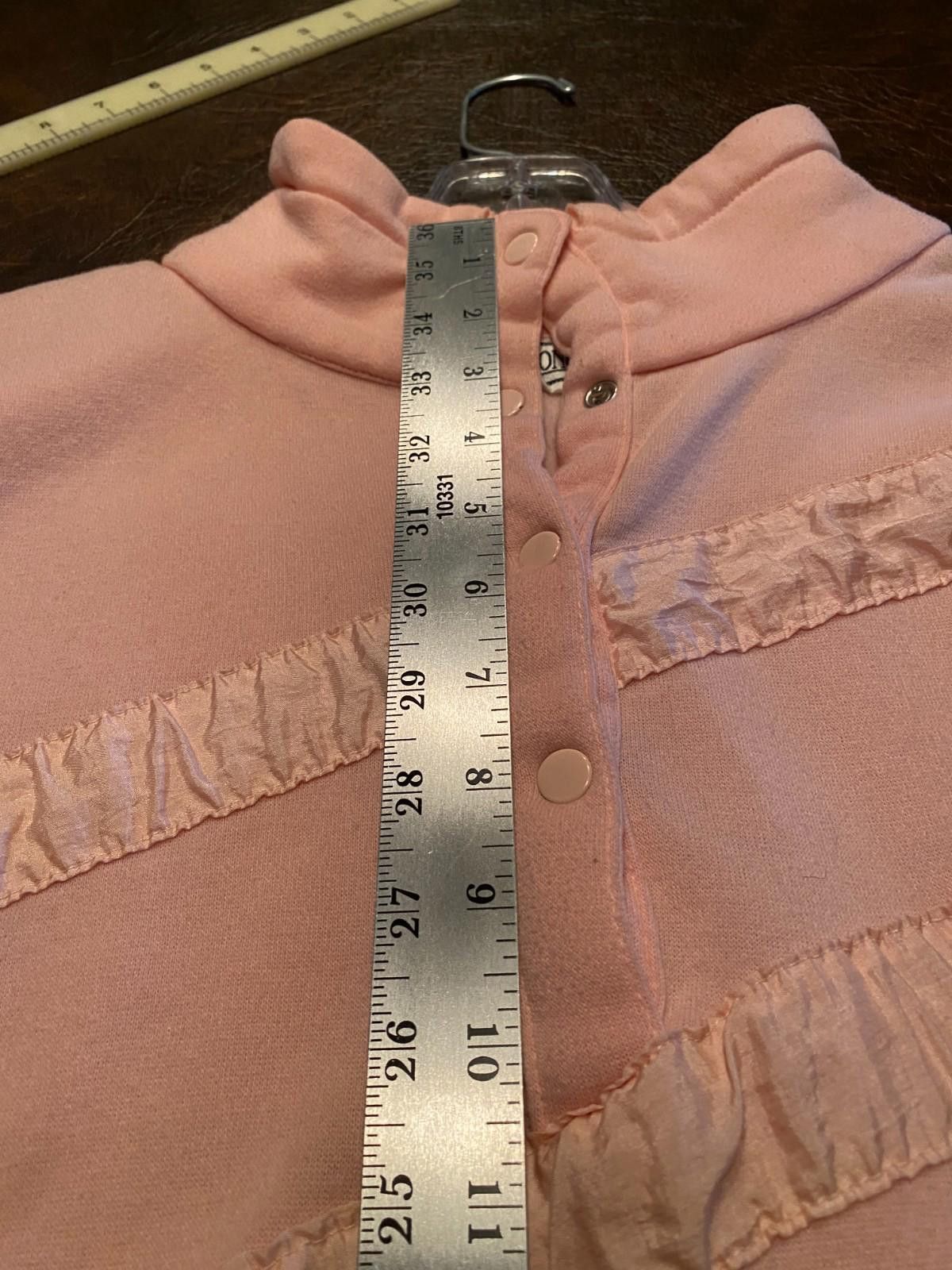Designer LONGSTREET Pink Windbreaker Sweatshirt Womens Large (B12) Size L / US 10 / IT 46 - 12 Thumbnail