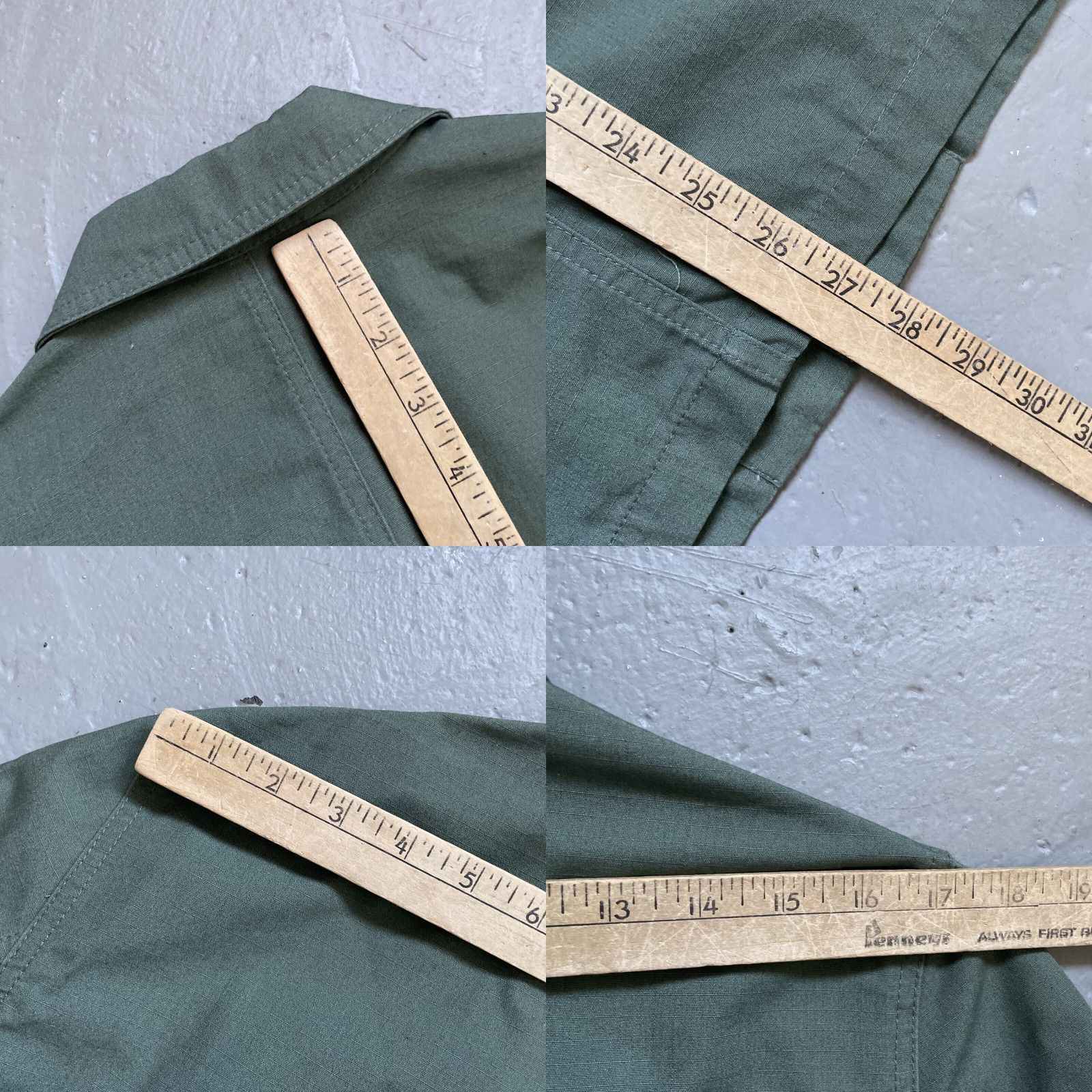 Vintage VINTAGE Chore Work Jacket Military Green 38 Mens Unbranded Ripstop Euro Style Jacket Size US XXS / EU 40 - 8 Thumbnail