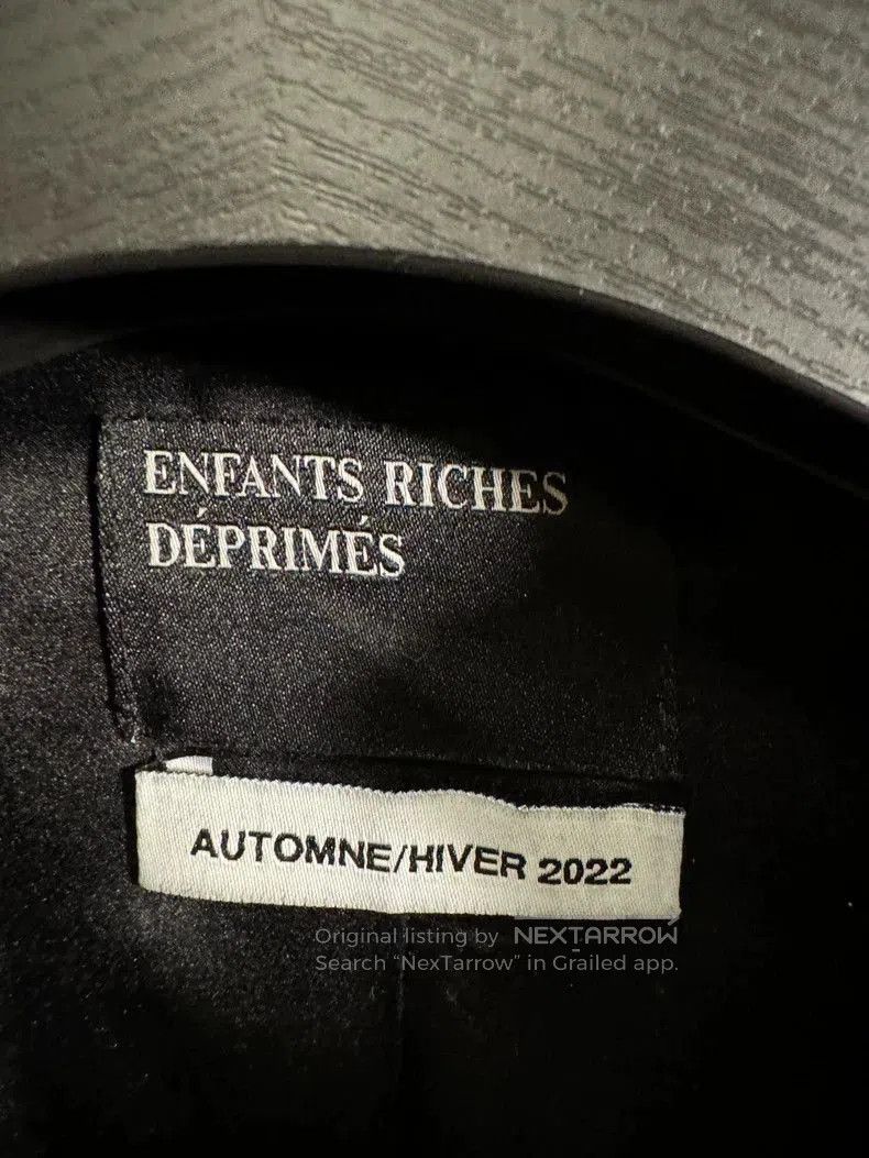 Enfants Riches Deprimes Black Leather Blazer from Enfants Riches Deprimes. Size US L / EU 52-54 / 3 - 3 Thumbnail