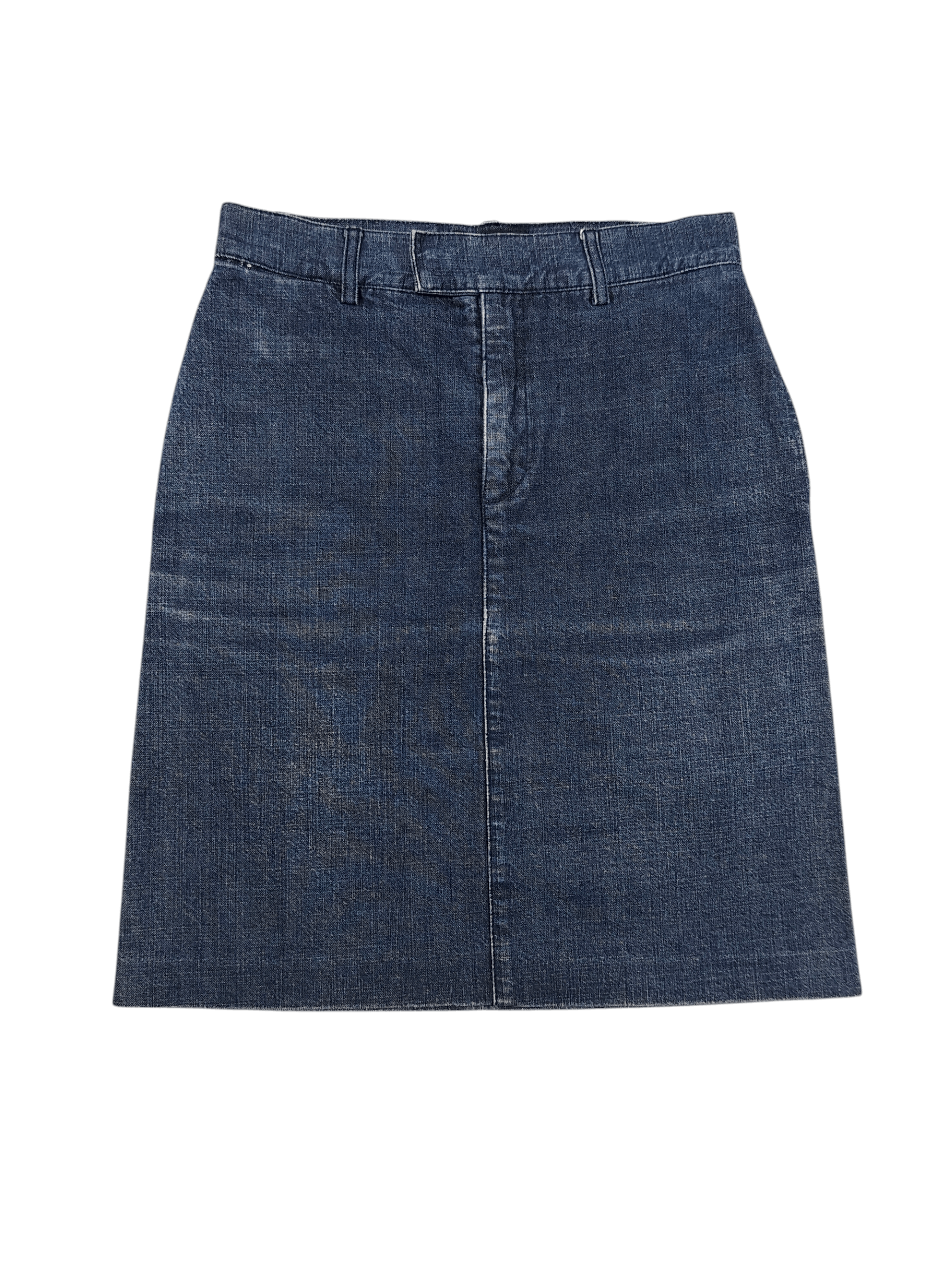 A.P.C. 00s APC - Classic Wash Minimal French Design Denim Skirt Size 28" / US 6 / IT 42 - 1 Thumbnail