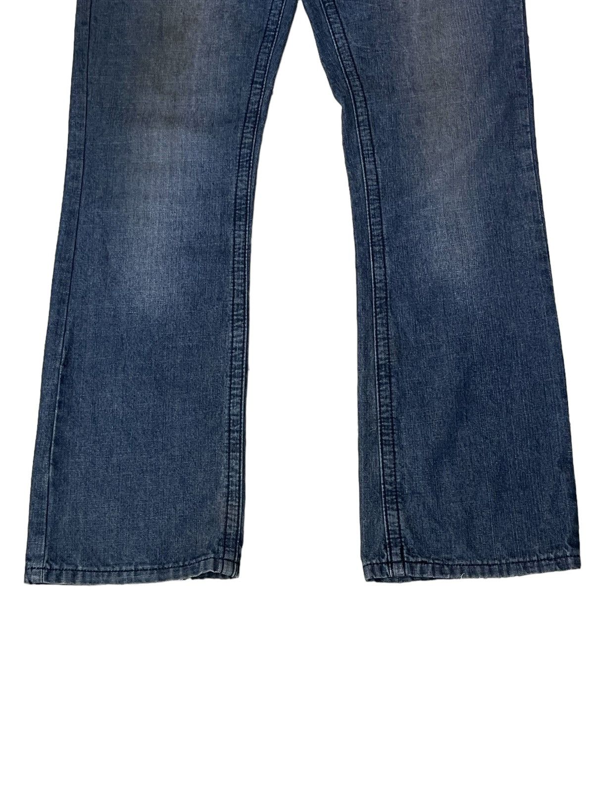 Japanese Brand JAPANESE EXTREME COUTURE INSPIRED CHROME HEART FLARED JEANS Size US 34 / EU 50 - 3 Thumbnail