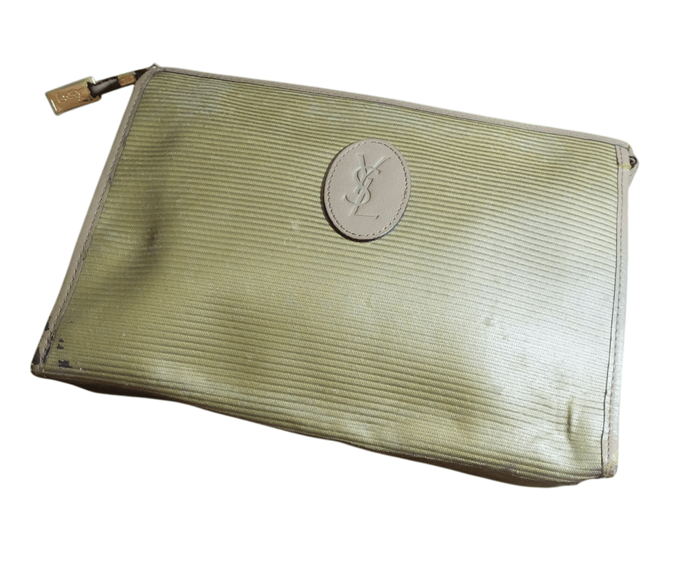 Yves Saint Laurent Vintage Yves Saint Laurent Leather & PVC Clutch Bag Size ONE SIZE - 1 Thumbnail
