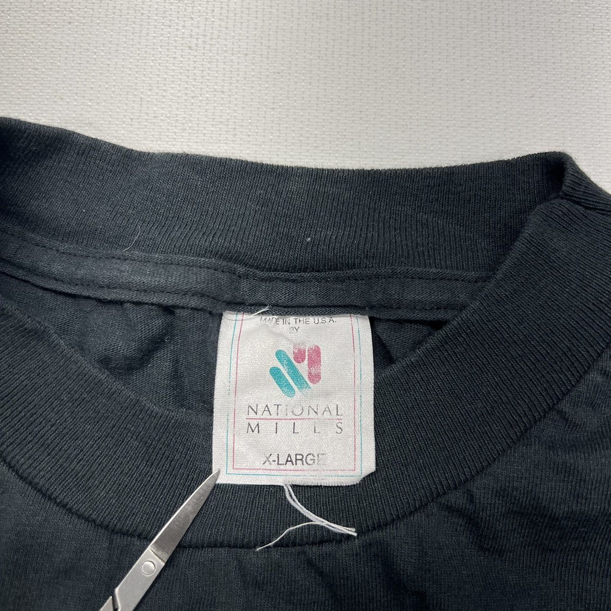 Vintage VTG National Mills Tee Shirt Grey Single Stitch Faded Washed Size US XL / EU 56 / 4 - 6 Thumbnail