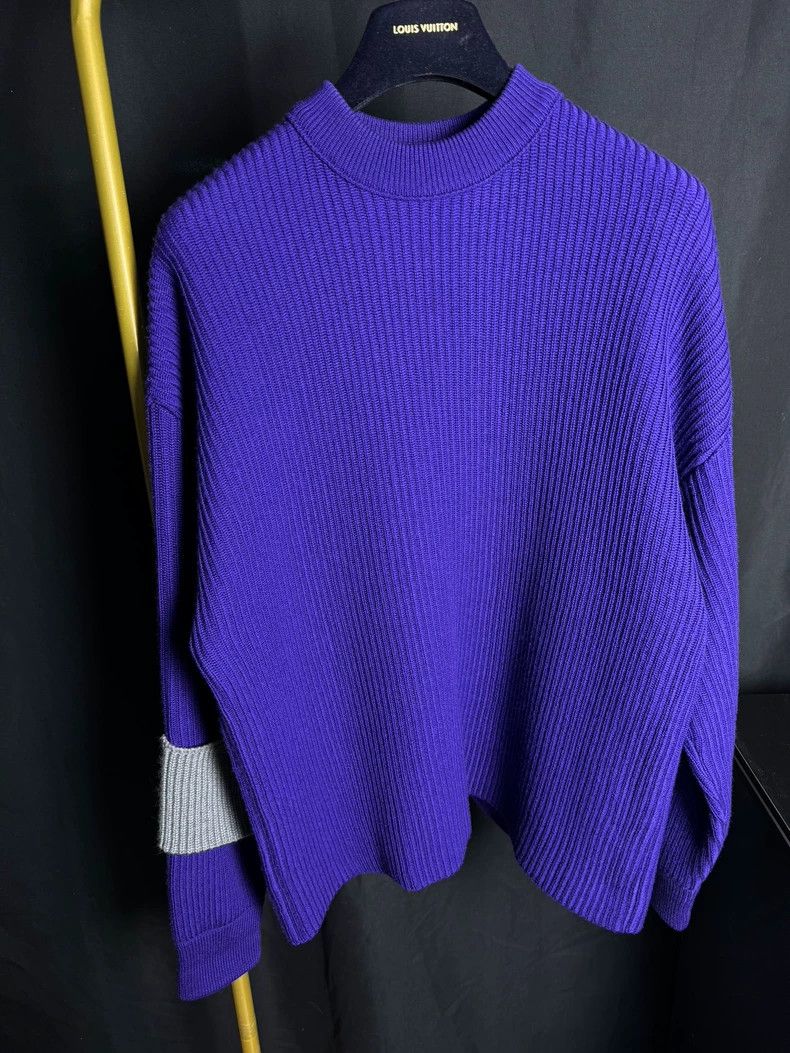 Louis Vuitton LOUIS VUITTON Asian Limited Purple Earth Sweater 2501-Nexta Size US M / EU 48-50 / 2 - 1 Thumbnail