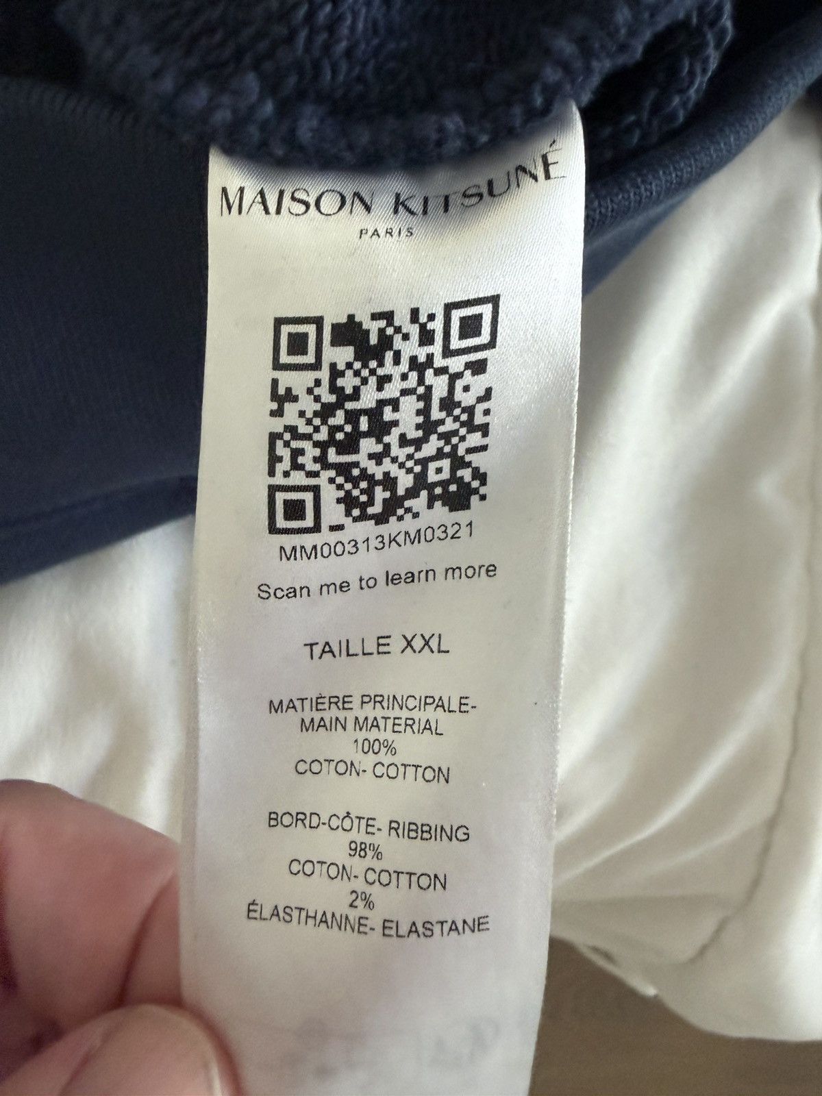 Maison Kitsune Maison Kitsune Sweatshirt Size US XXL / EU 58 / 5 - 3 Thumbnail