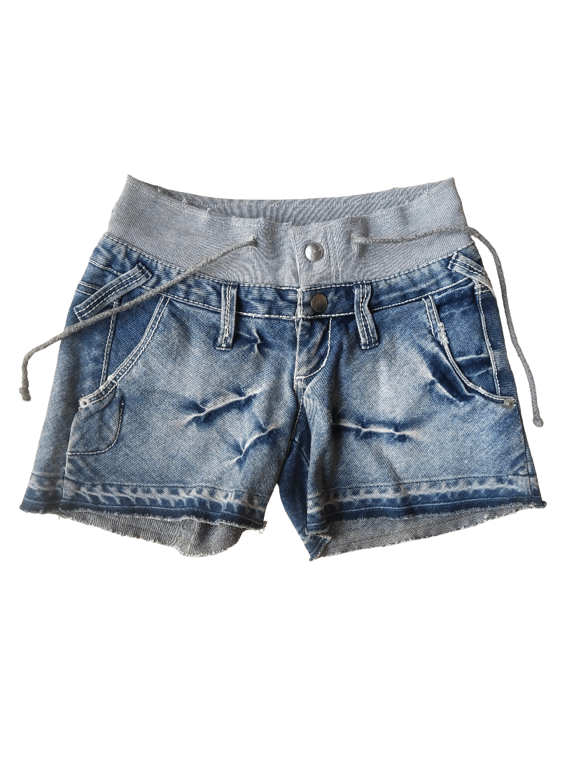 Hysteric Glamour X’E “Queen of Jeans” Denim Shorts Y2K Gyaru Kei Japan Size 29" - 5 Thumbnail