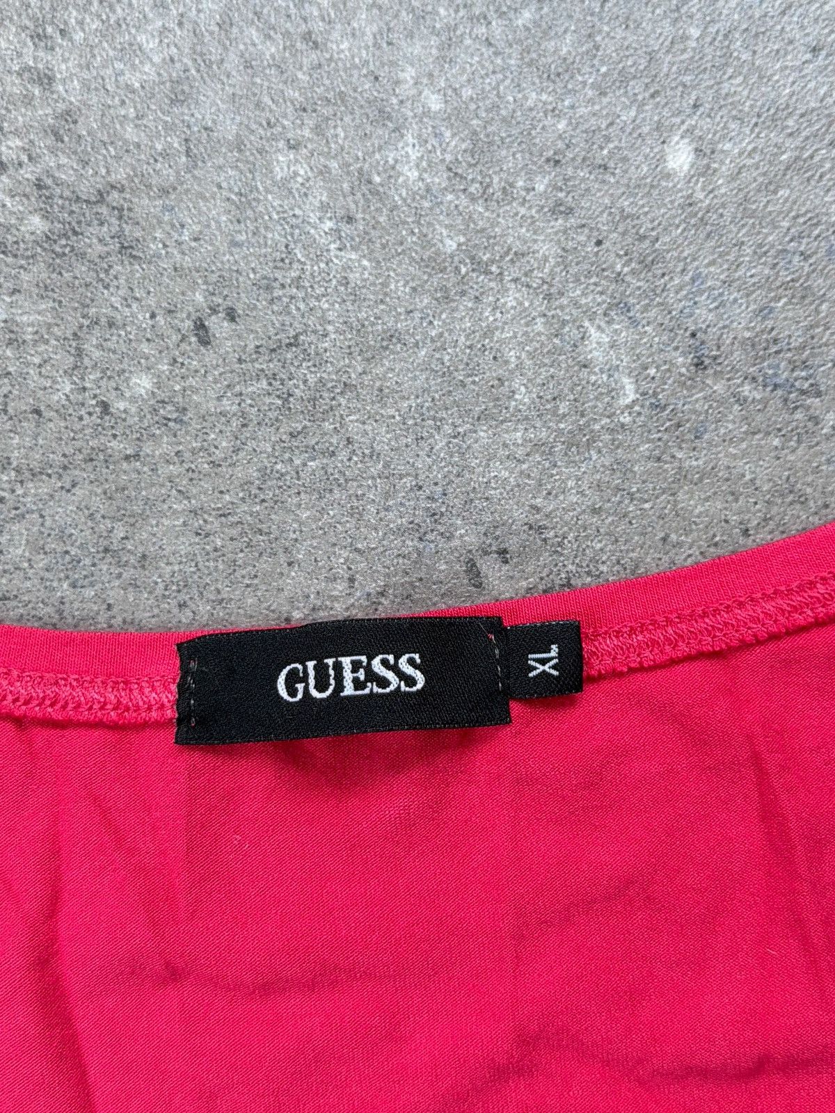 Guess Vintage Y2K Guess Rhinestones Big Logo Retro Sexy T-shirt Size XL / US 12-14 / IT 48-50 - 3 Thumbnail