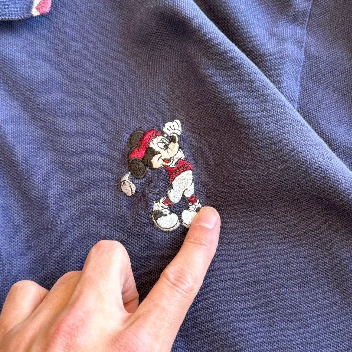 Disney VINTAGE Disney Mickey Mouse Golf Polo Shirt Short Sleeve Blue Embroidered 90s Mens L"} Size US L / EU 52-54 / 3 - 5 Thumbnail
