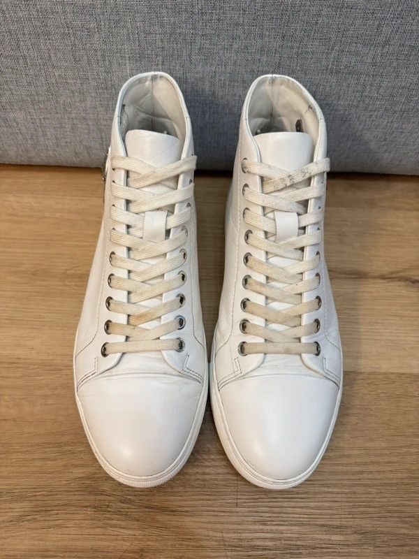 Versus Versace Versace Versus Lion High Top Leather Sneakers White 41 Size US 8 / EU 41 - 4 Thumbnail