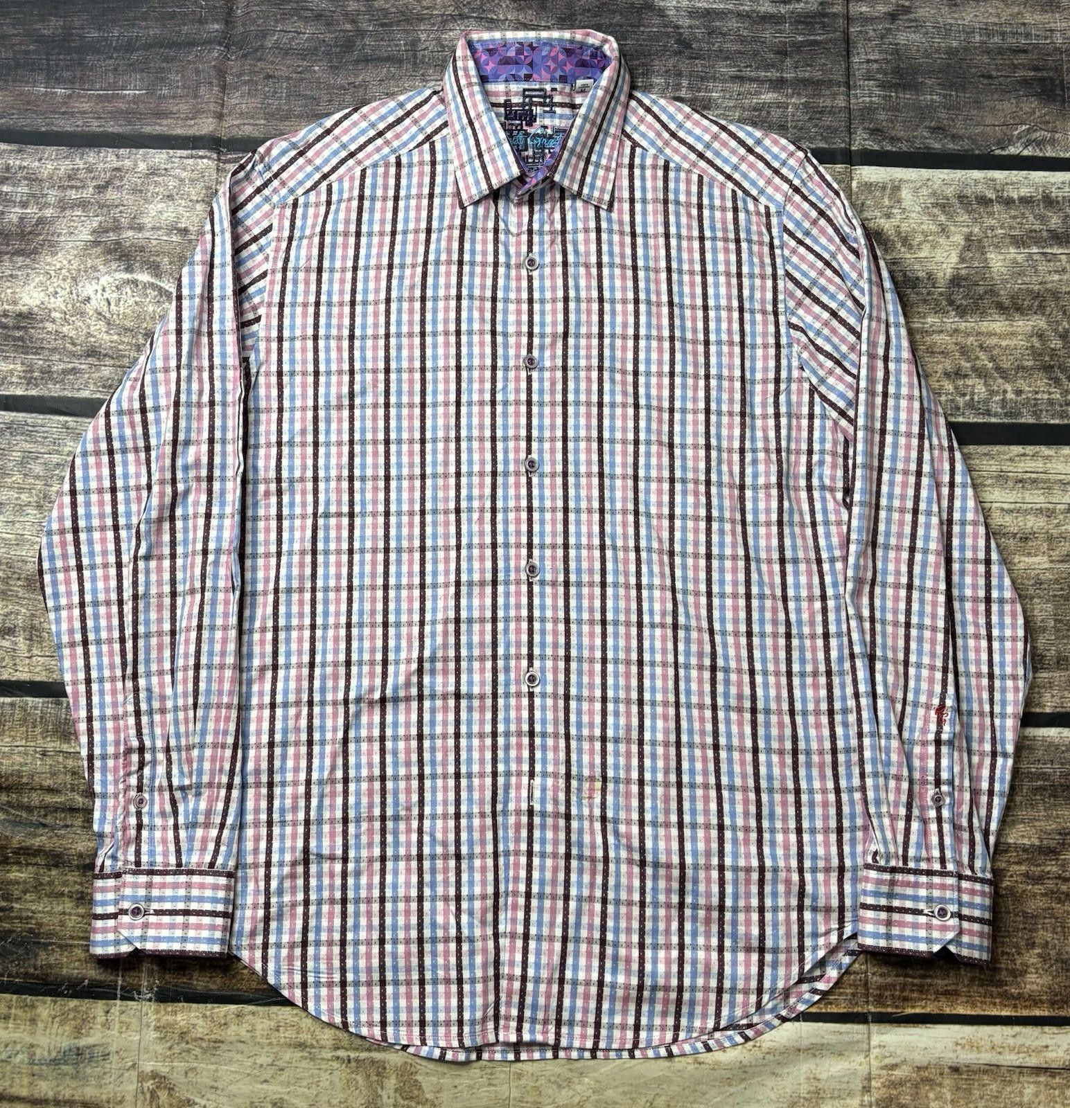 Robert Graham Robert Graham Shirt Men's Medium Classic Fit Flip Cuff Size US M / EU 48-50 / 2 - 2 Thumbnail
