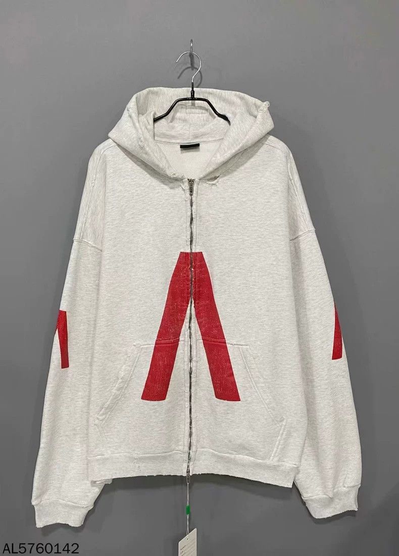 Balenciaga Balenciaga Apple Music Grey Print Hoodie Size US L / EU 52-54 / 3 - 2 Thumbnail