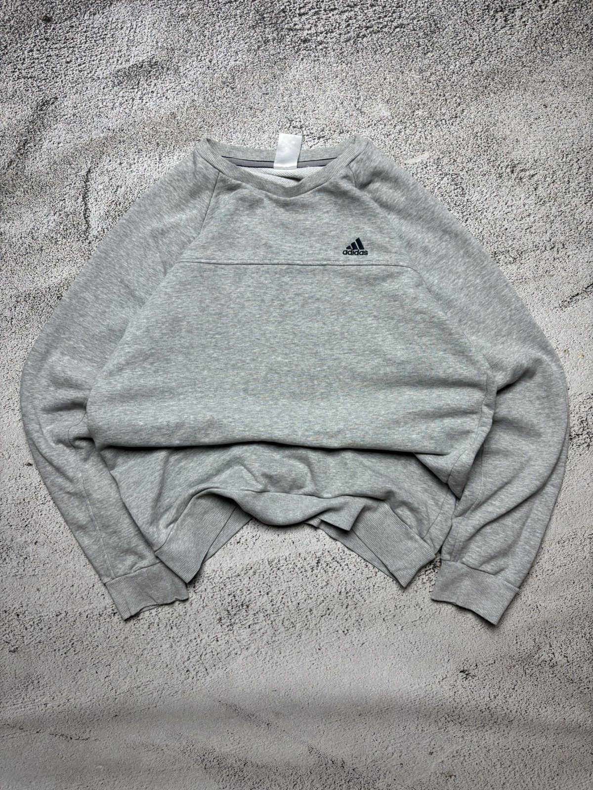 Adidas Boxy Sweatshirt Crewneck Adidas Hip Hop Rap Swag Skate y2k Size US M / EU 48-50 / 2 - 1 Thumbnail